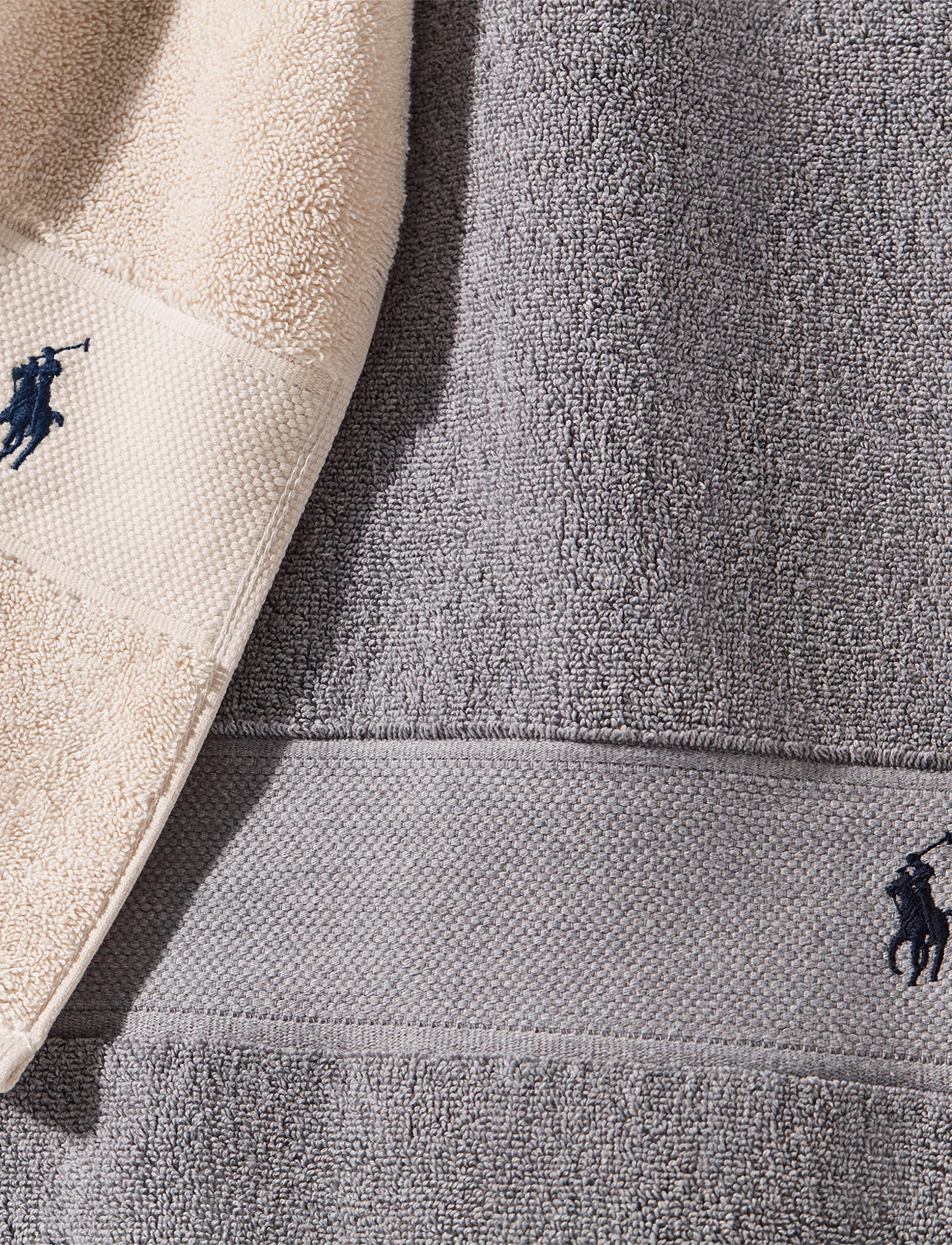 Ralph Lauren Home Poloplay Bath Towel, 70X140 cm, Towels & Towels, Grau - Homeware