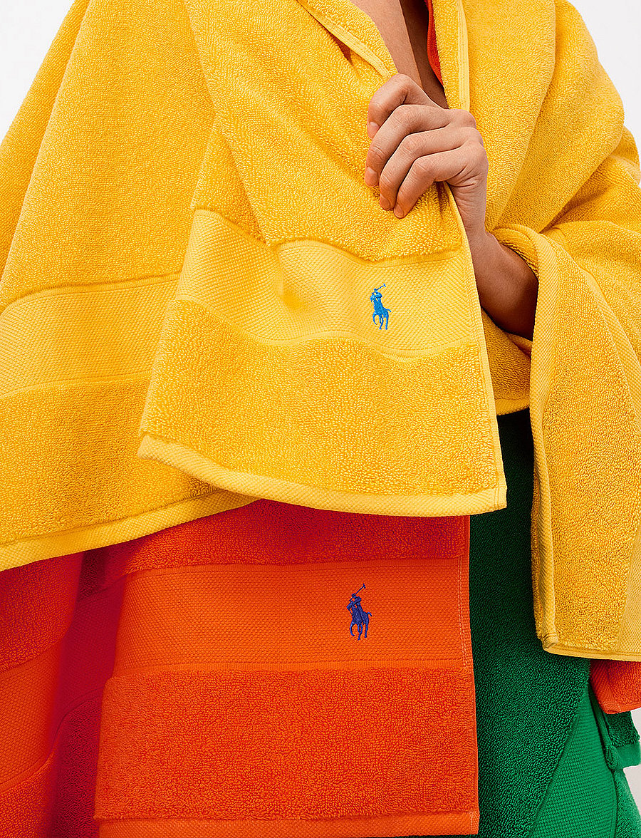Ralph Lauren Home - POLOPLAY Bath sheet - vannitoa tekstiilid - yellowf - 2