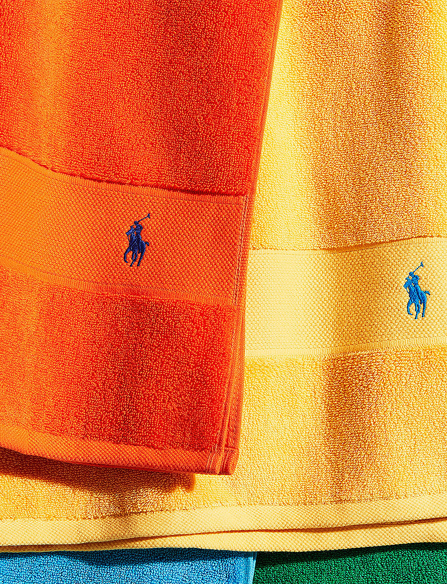 Ralph Lauren Home - POLOPLAY Bath sheet - vannitoa tekstiilid - yellowf - 3