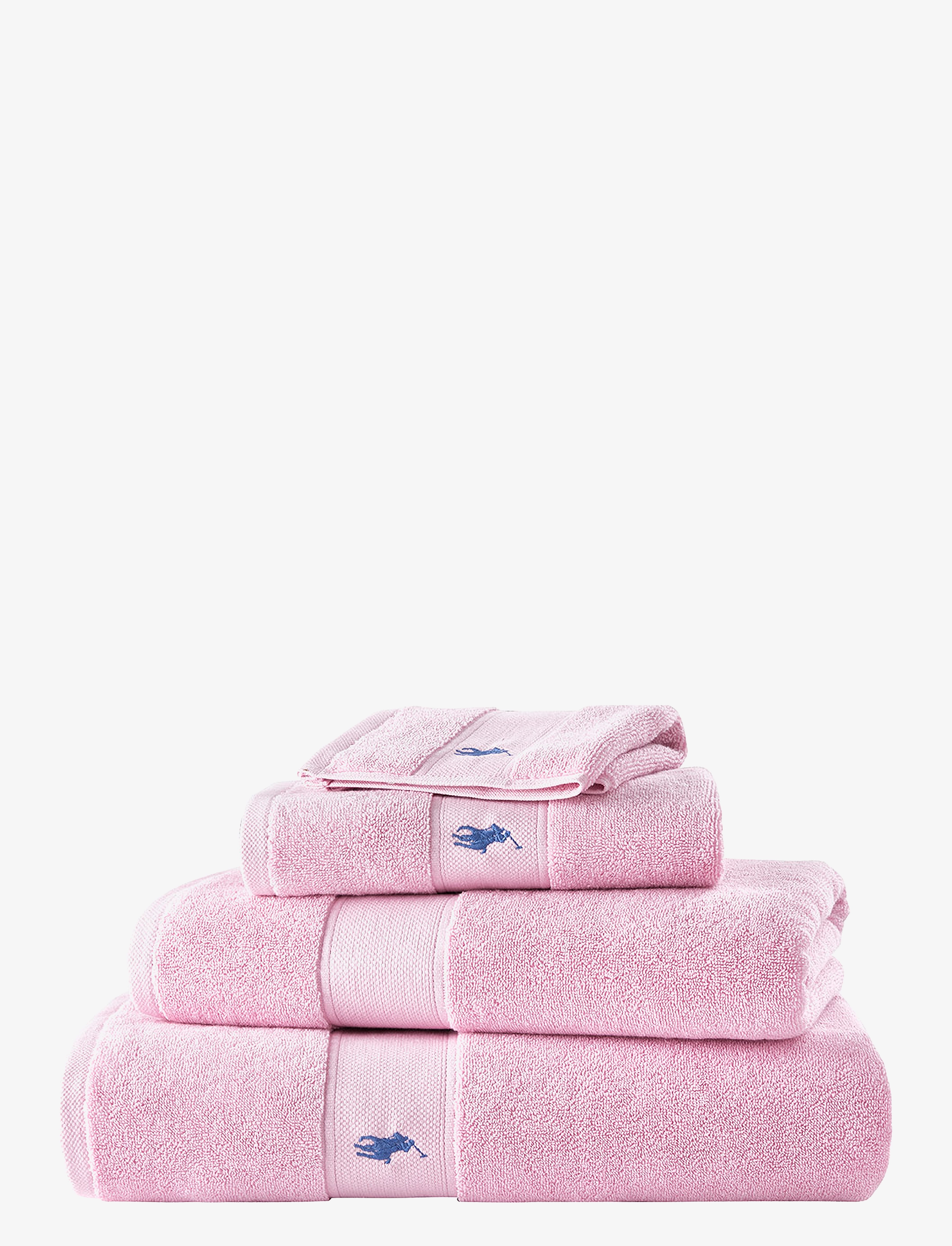 Ralph Lauren Home Poloplay Guest Towel, Guest Håndklæde, Pink, Str: 40X75CM