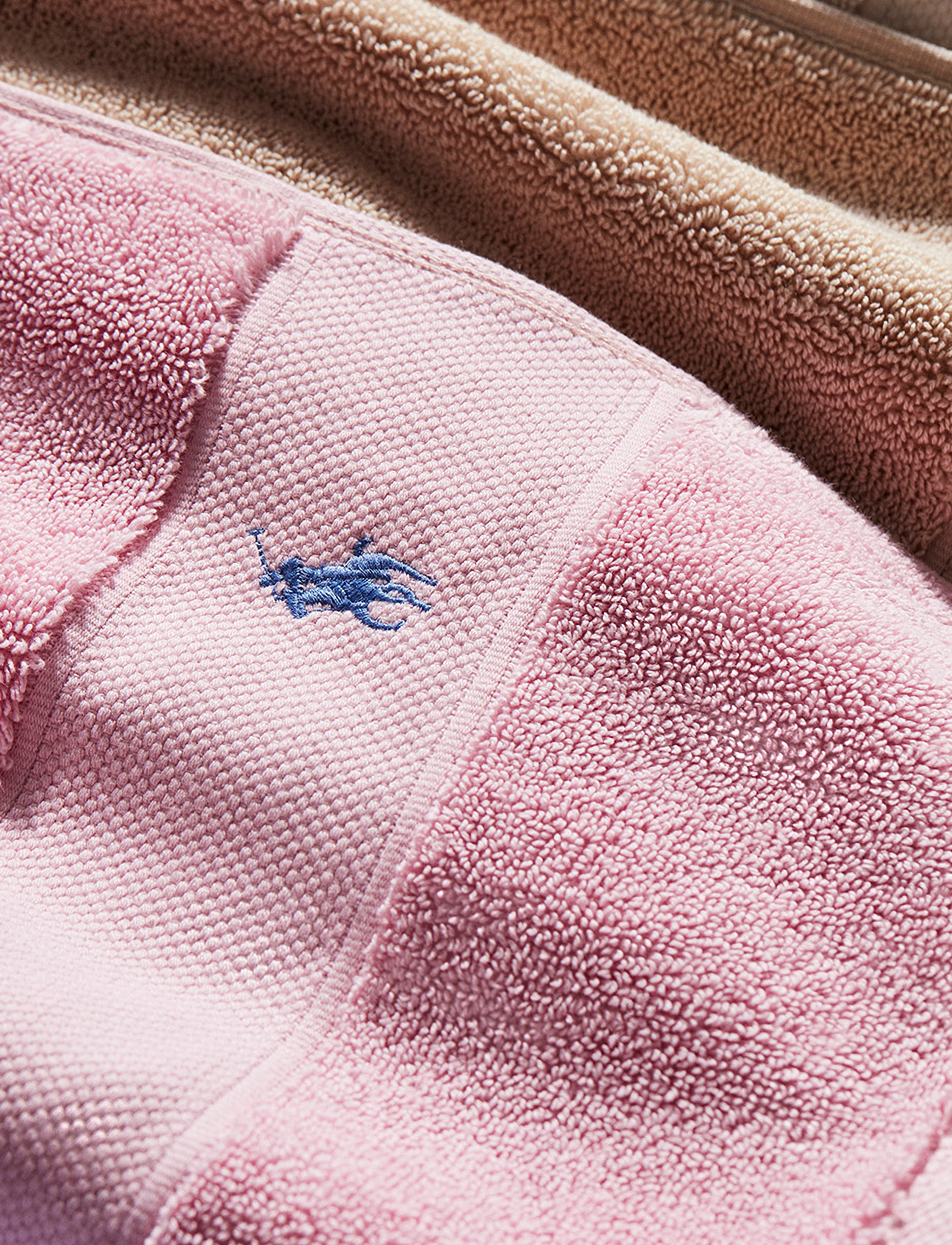 Ralph Lauren Home Poloplay Guest Towel, 40X75 cm, Towels & Bath Towels, Rosa - Homeware