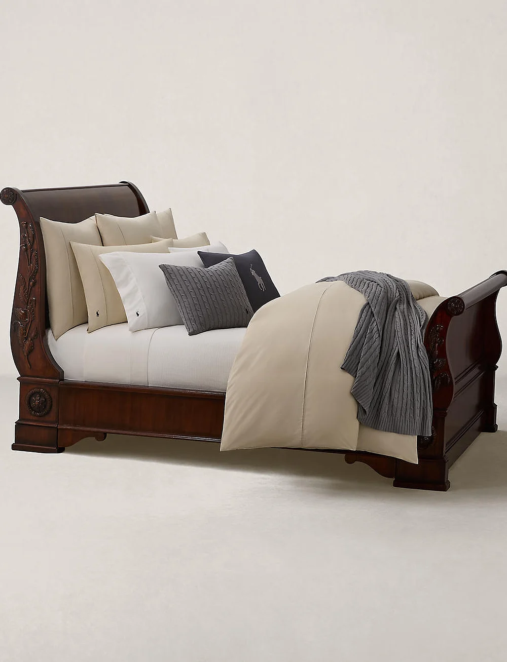 Ralph Lauren Home - PLAYER Fitted sheet - formsyet lagen - paleoak - 3