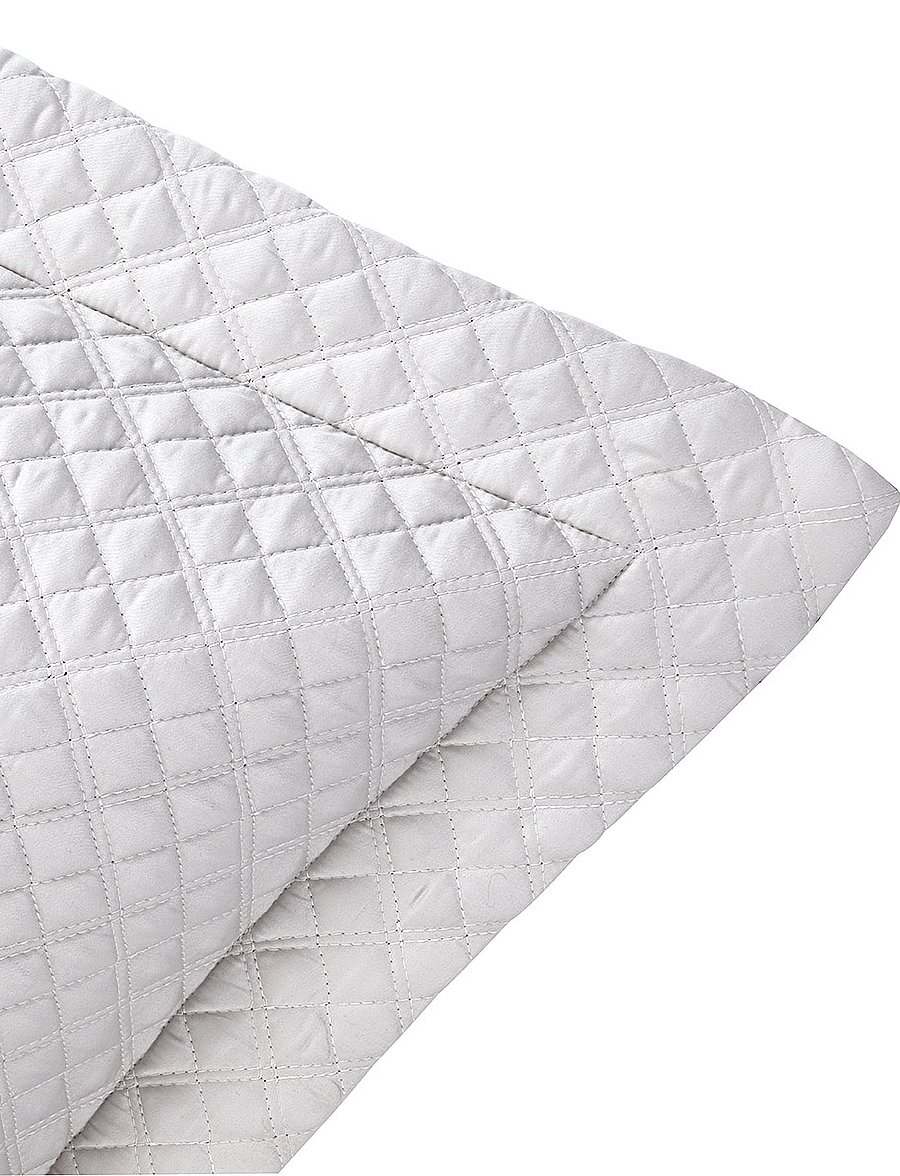 Ralph Lauren Home - ARGYLE Pillow case quilted - kopfkissenbezüge - platini - 3