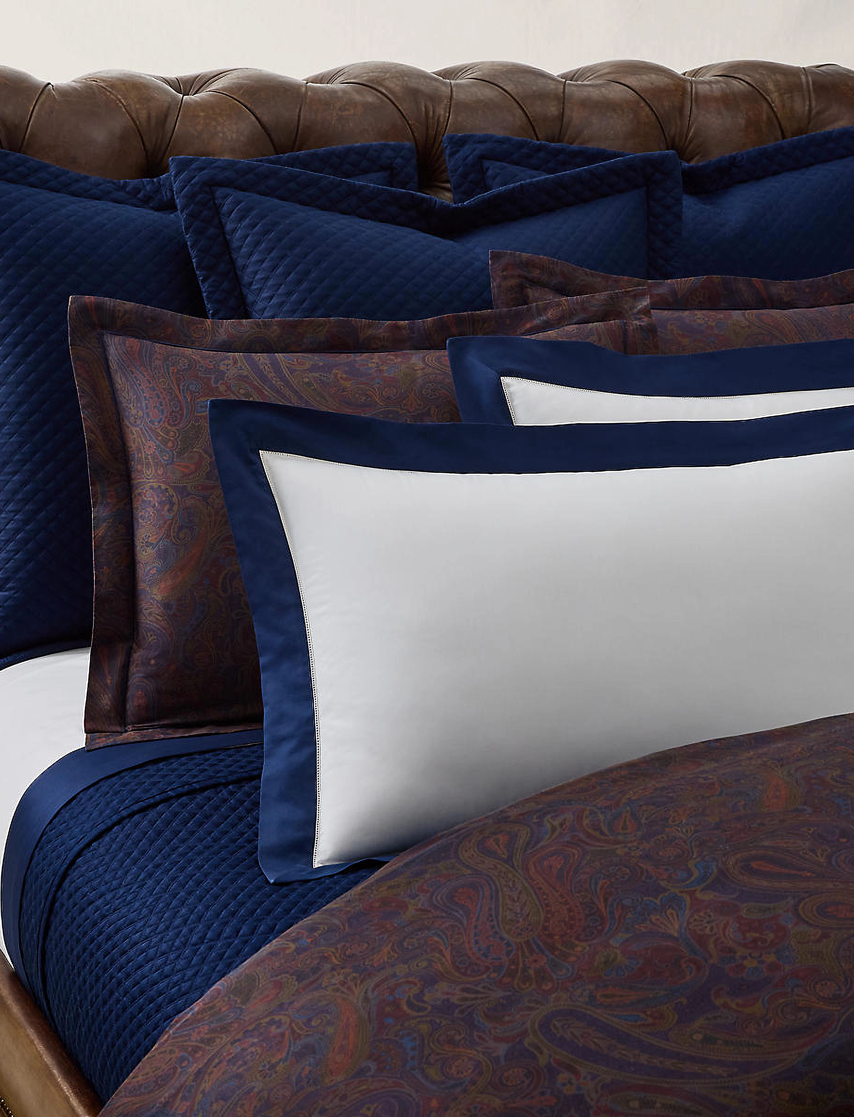 Ralph Lauren Home Belmonte Duvet Cover, 140X200 cm, Bedtextiles, Burgunderrot - Covers, Homeware