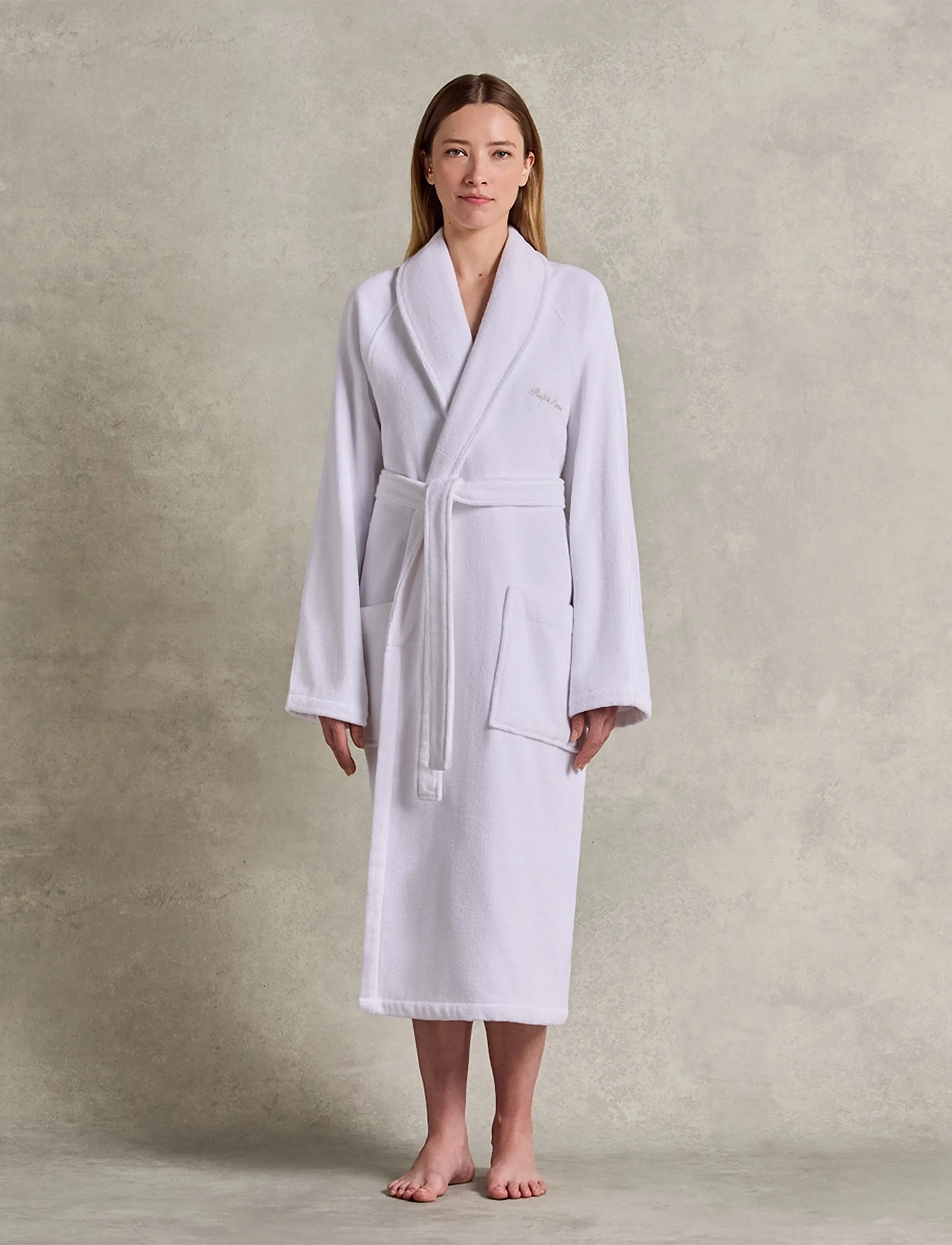 Ralph Lauren Home - DULANEY Bath robe - vannitoa tekstiilid - white - 4