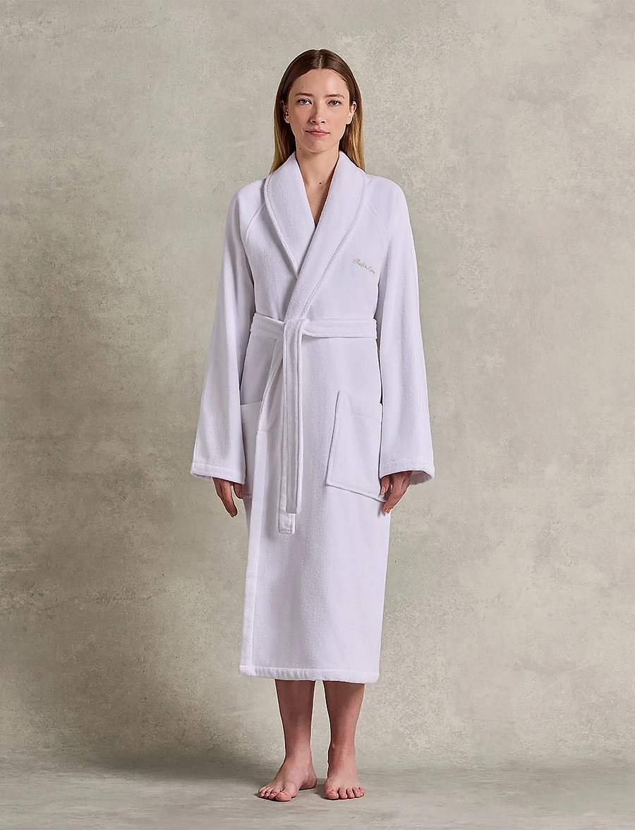 Ralph Lauren Home - DULANEY Bath robe - vannitoa tekstiilid - white - 4