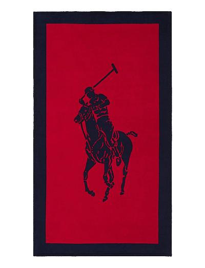 Ralph Lauren Home POLOJACQ Beach towel - Handtücher - NAVYRED / red