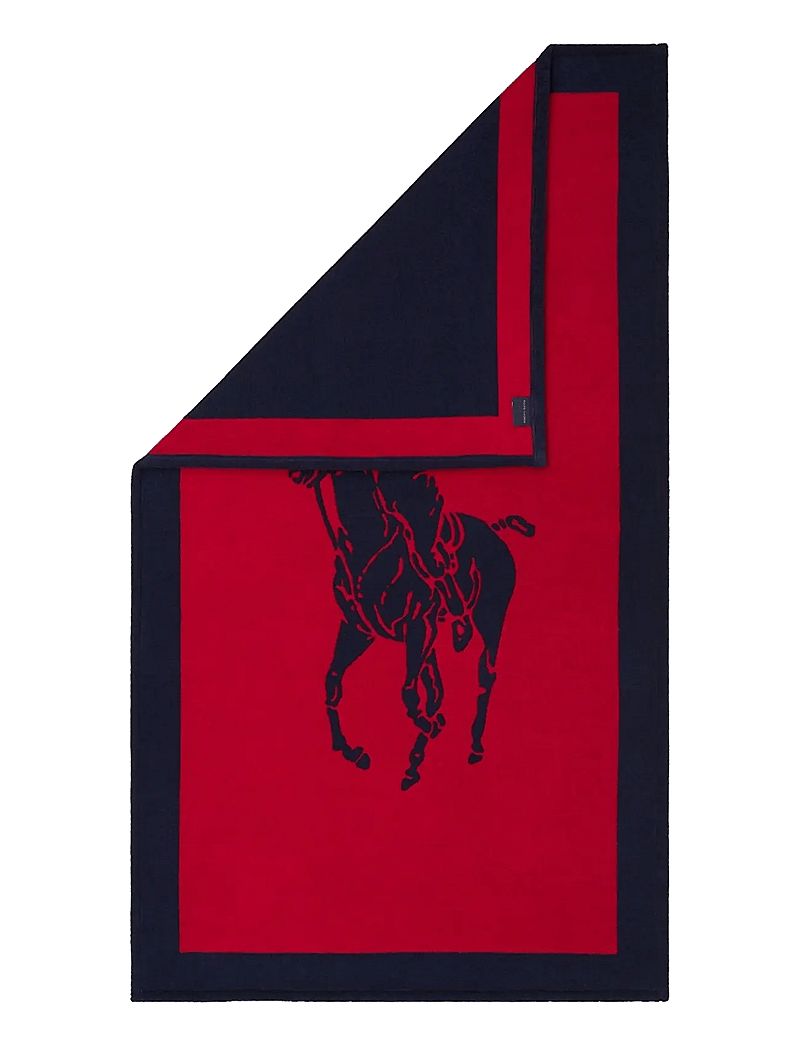 Ralph Lauren Home - POLOJACQ Beach towel - badehåndklæder - navyred - 2