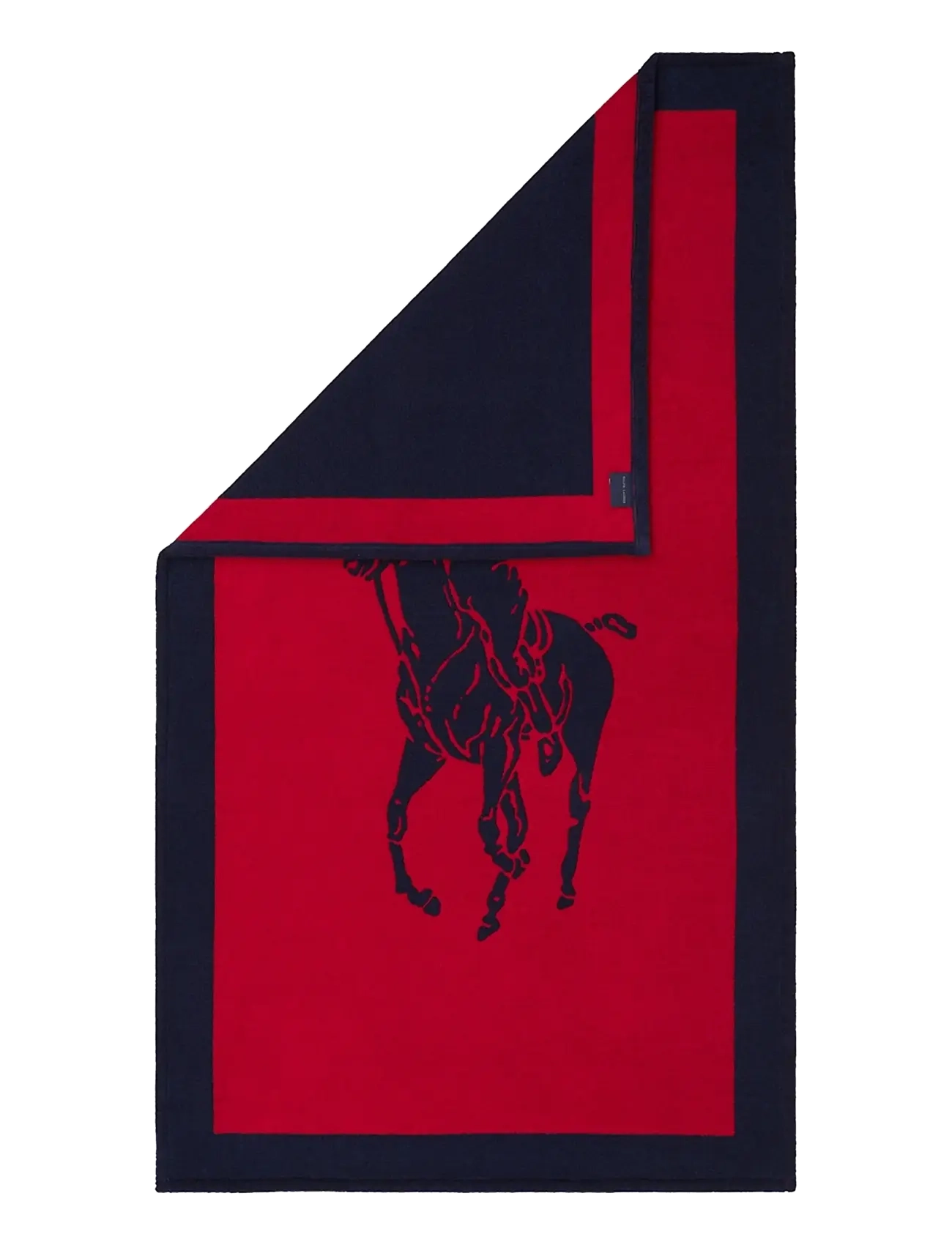 Ralph Lauren Home - POLOJACQ Beach towel - badehåndklær - navyred - 2