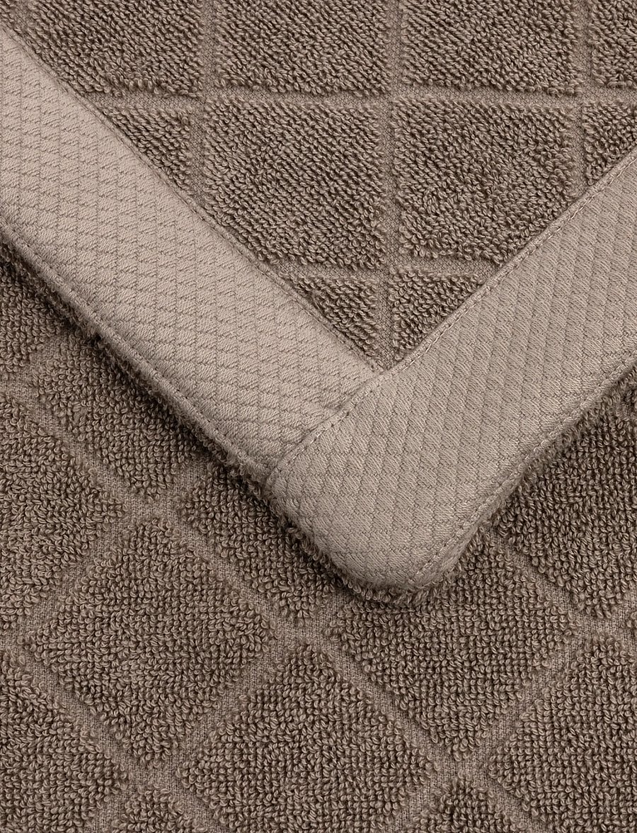 Ralph Lauren Home - DULANEY Bath mat - näorätikud - fog - 2