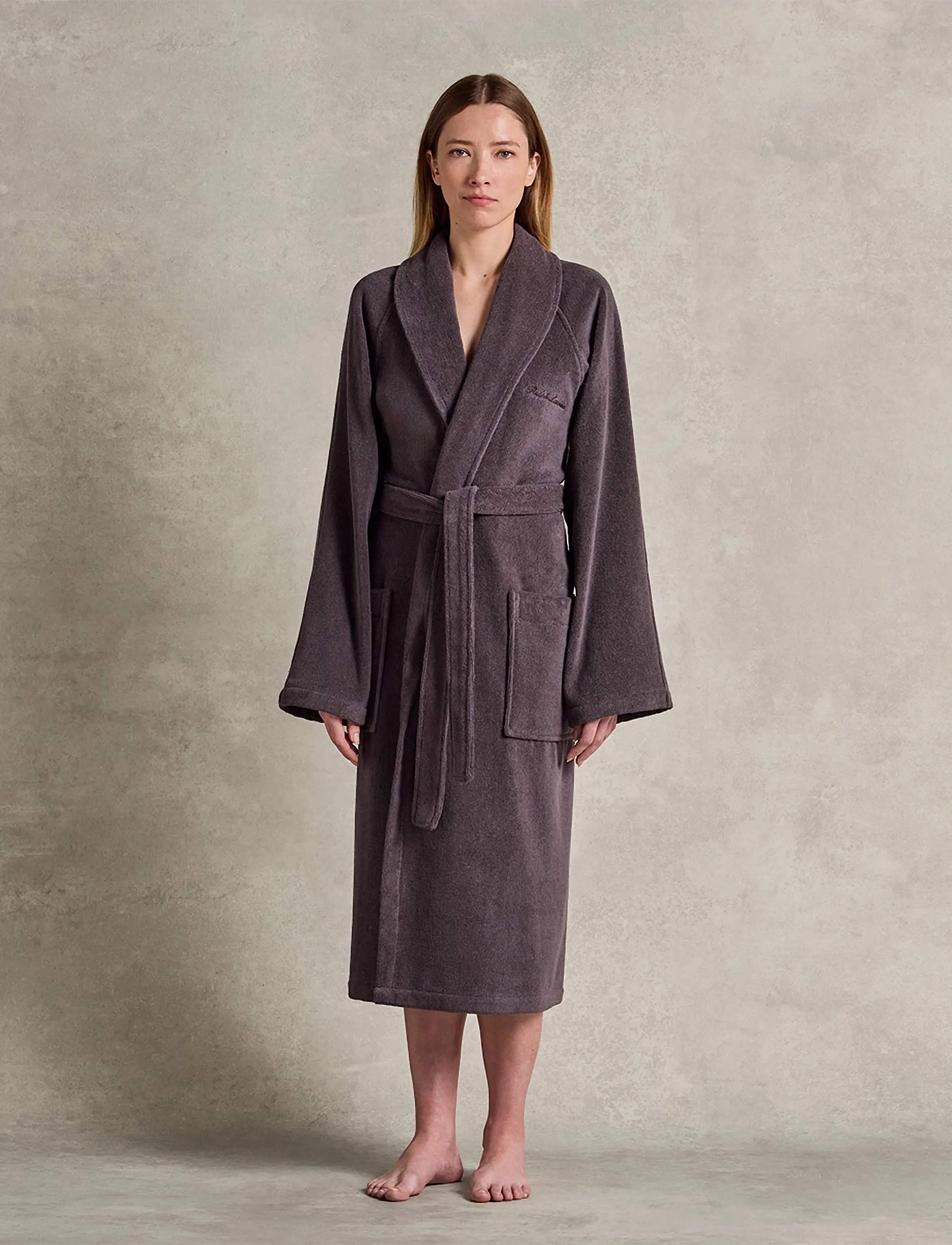 Ralph Lauren Home - DULANEY Bath robe - vannitoa tekstiilid - graphit - 4