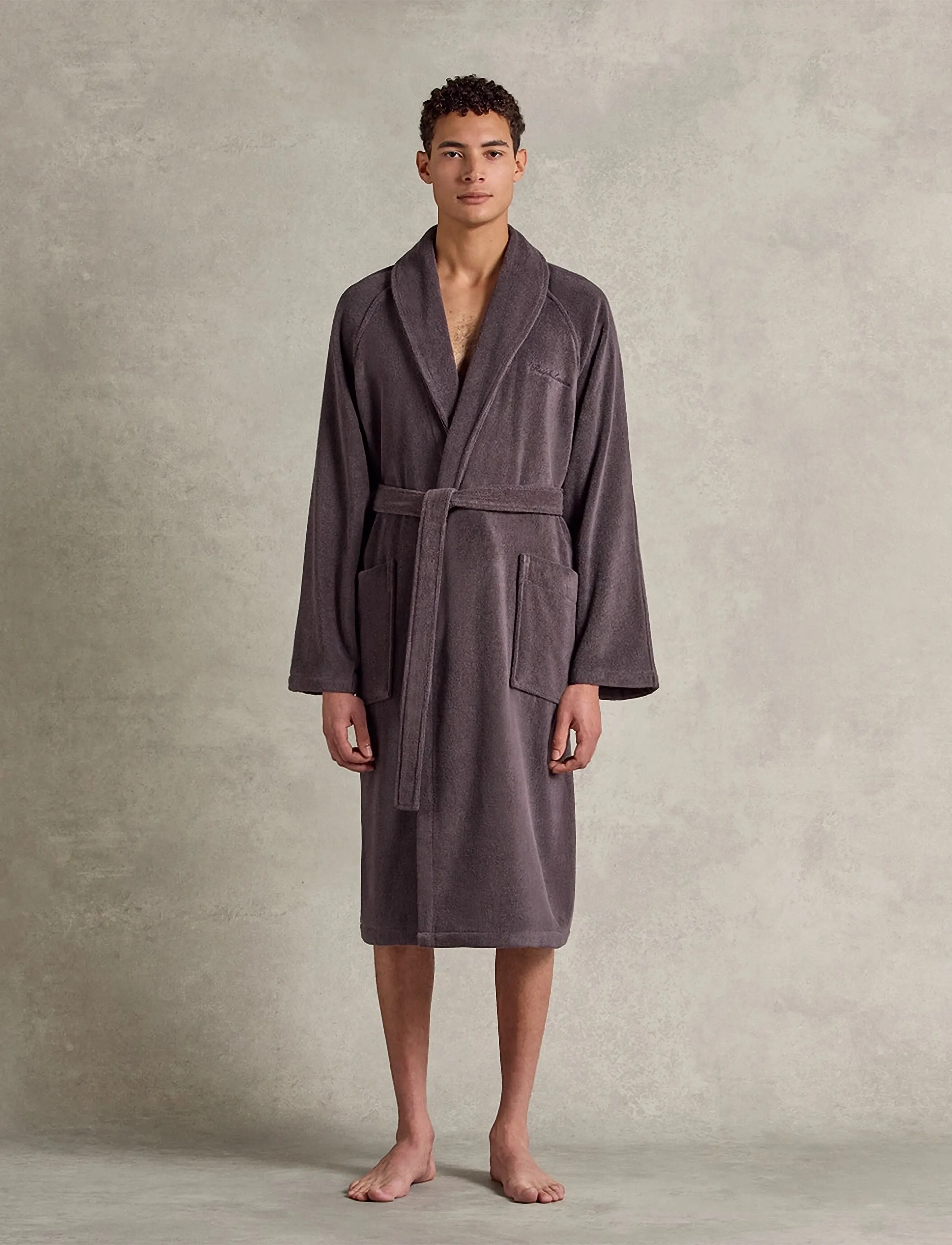 Ralph Lauren Home Dulaney Bath Robe, XXL, Bathroom Textiles, Braun - Robes, Frauen