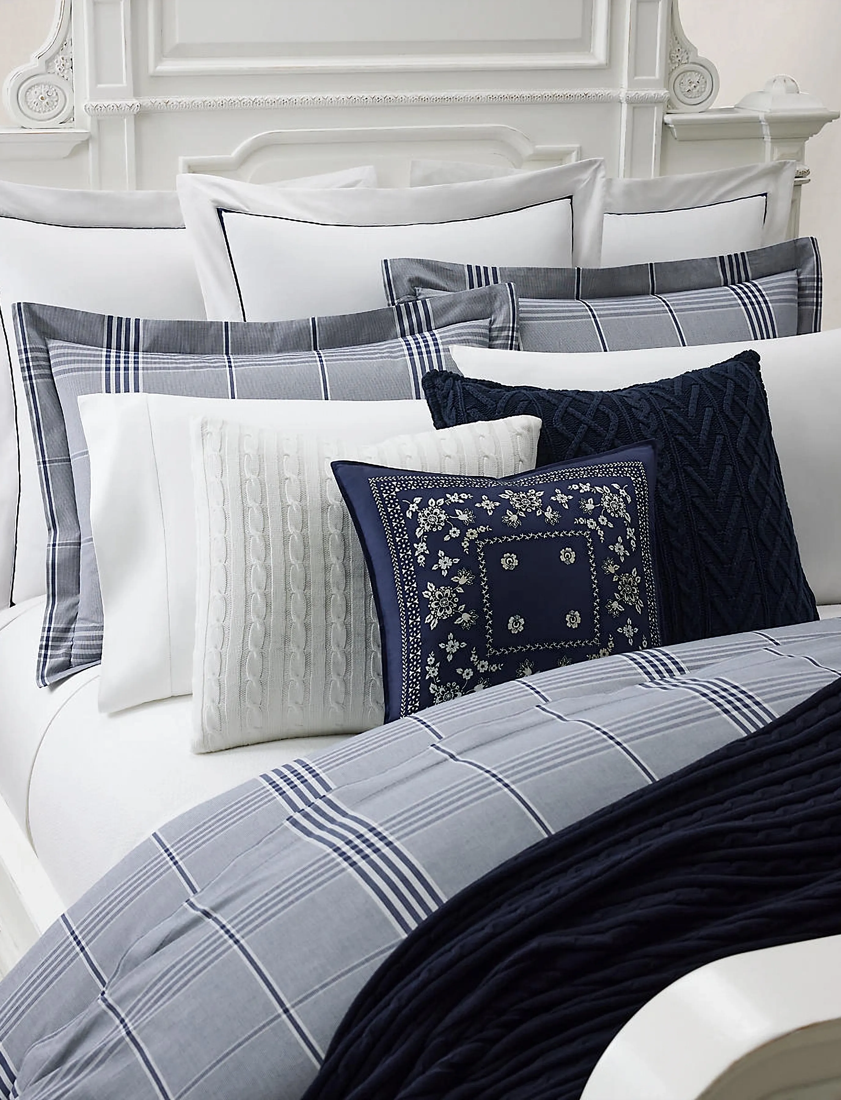 Ralph Lauren Home - AUGUST SET - sengesæt - navy - 4