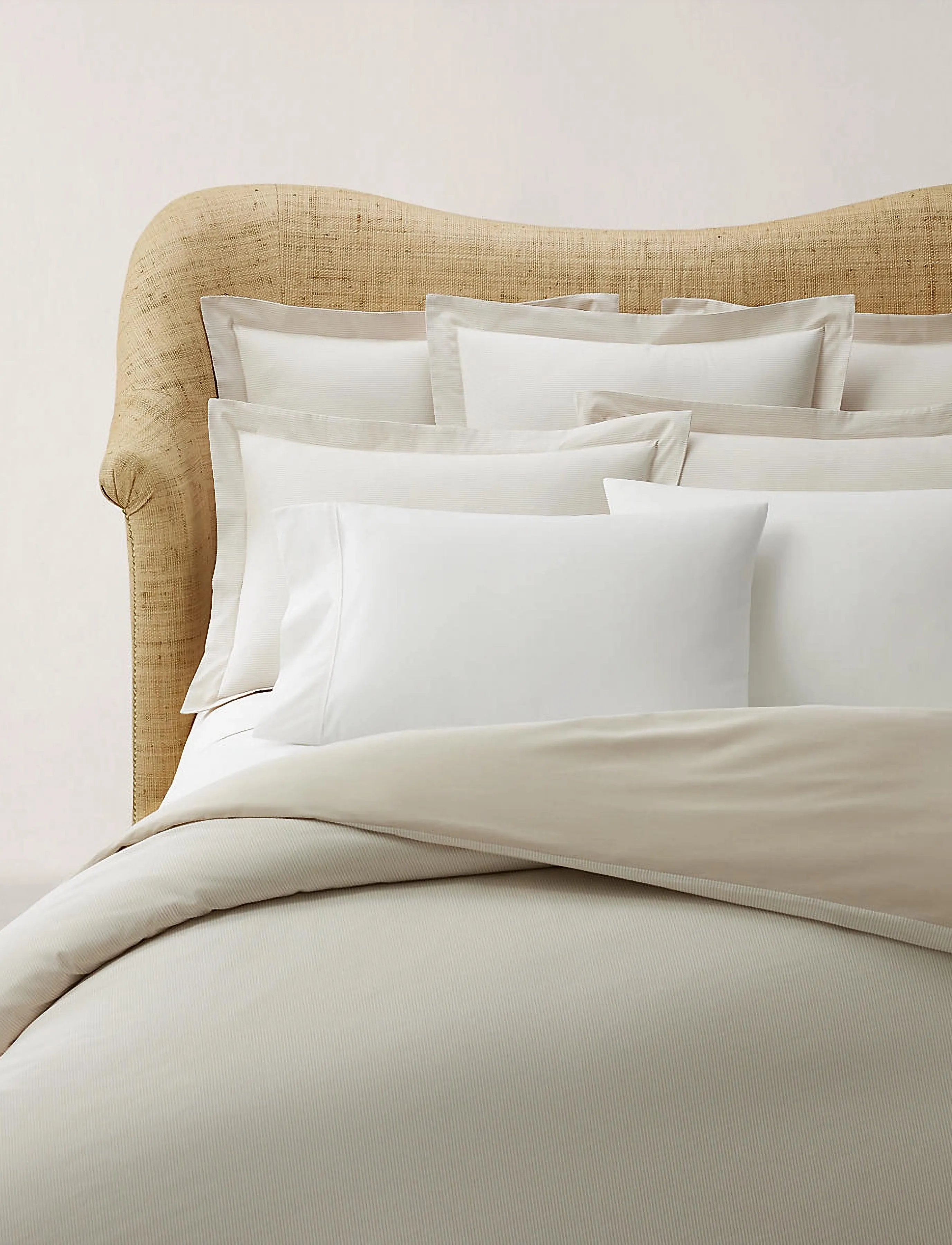Ralph Lauren Home Oxford Set, 140X200 cm 50X70 cm, Bedtextiles, Creme - Bed Sets, Homeware
