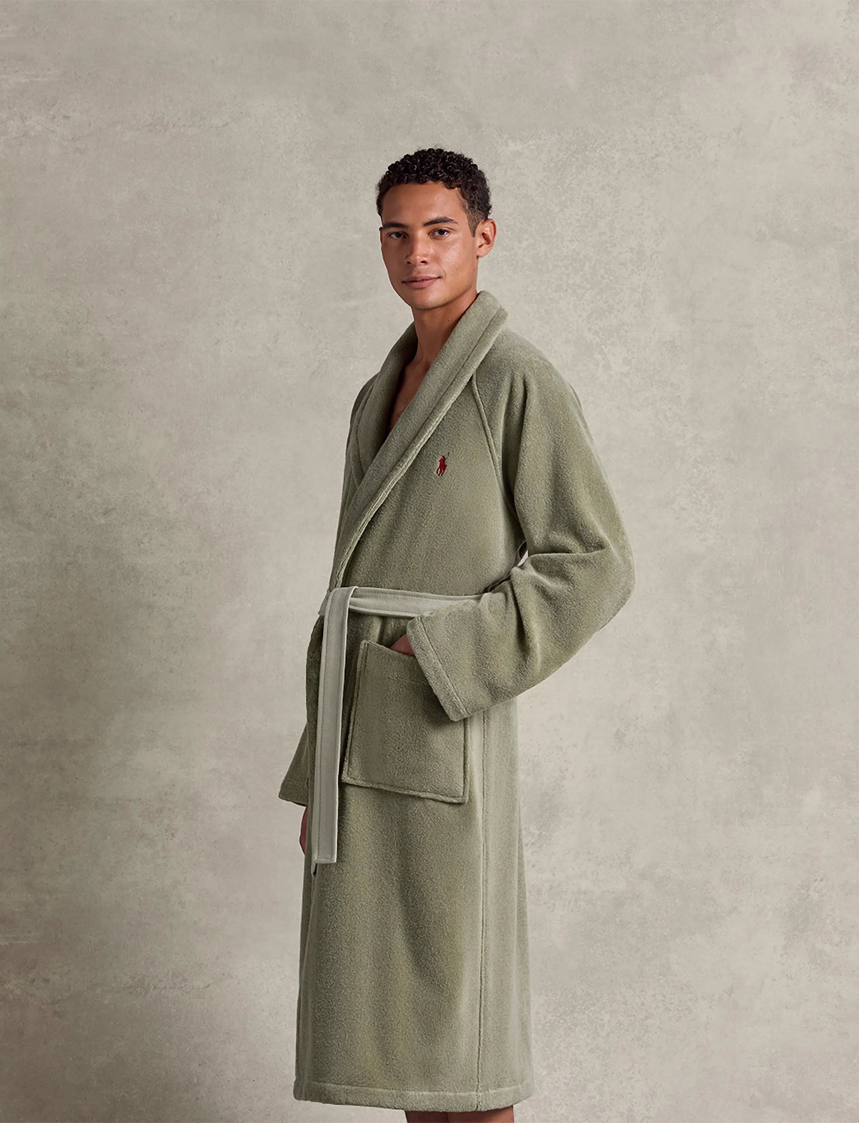 Ralph Lauren Home - POLOPLAY Bath robe - sage - 3