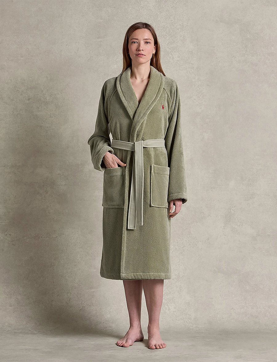 Ralph Lauren Home - POLOPLAY Bath robe - igapäevane stiil - sage - 5