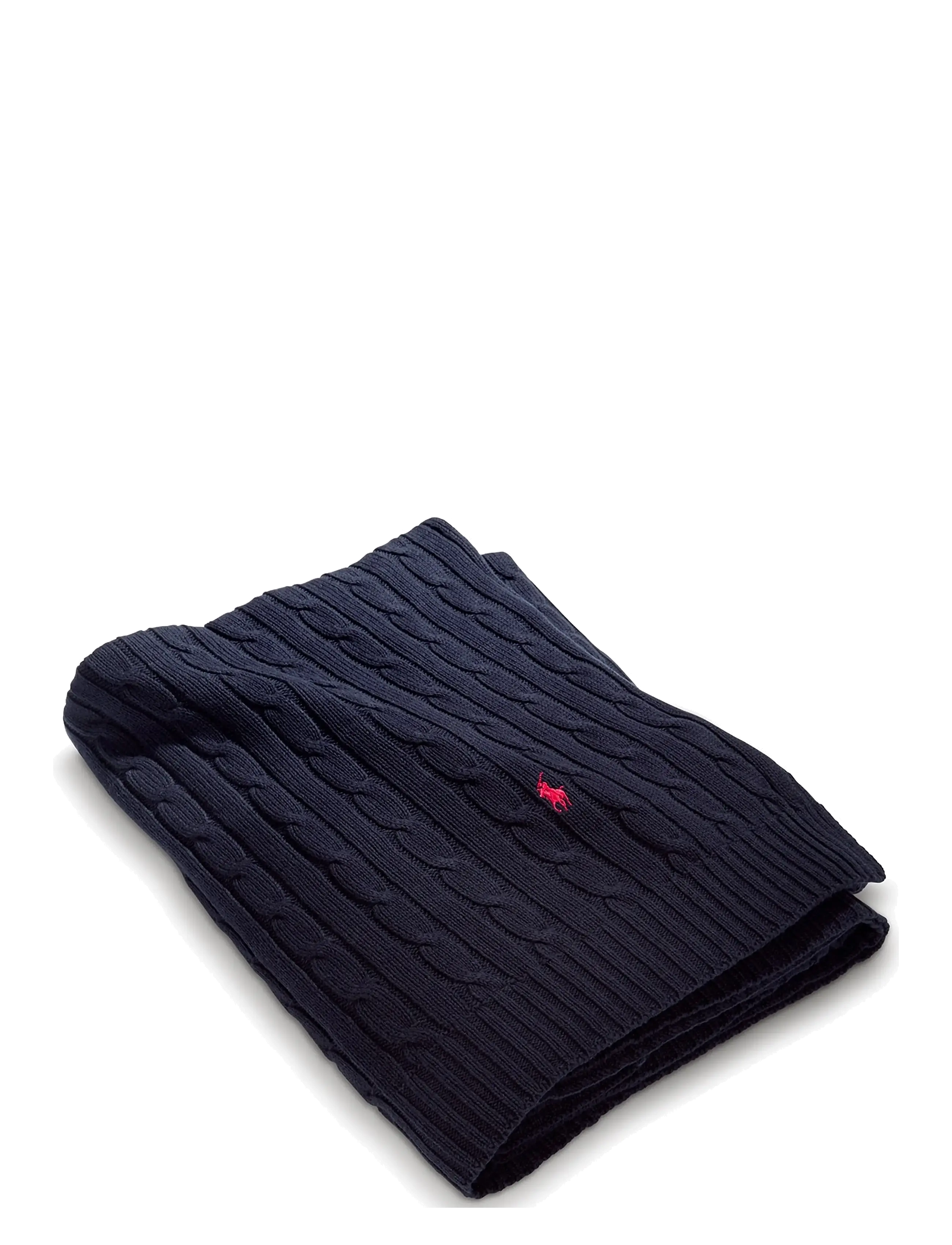 Ralph Lauren Home Cable Throw, 127X177 cm, Cushions & Blankets, Blau - Blankets Throws, Unisex