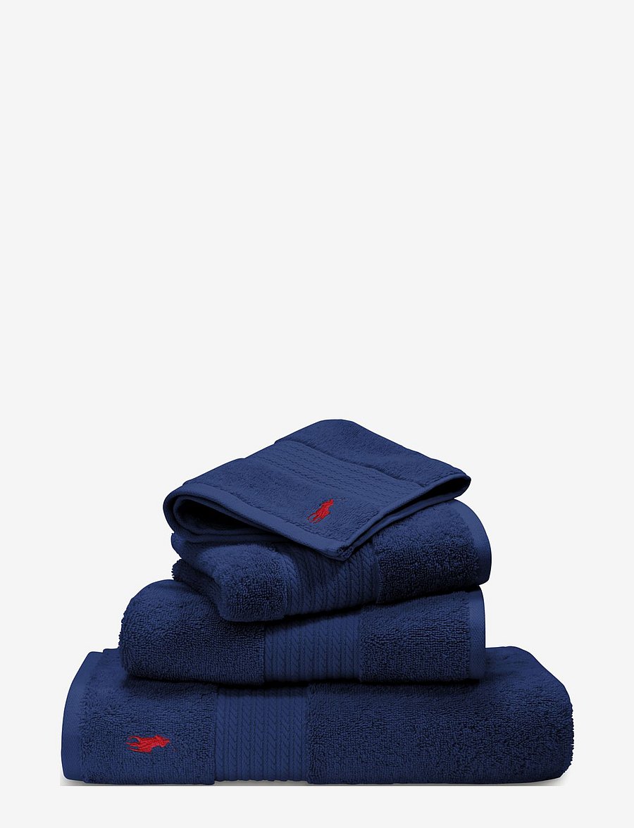 Ralph Lauren Home - PLAYER Wash towel - näorätikud - marine - 0