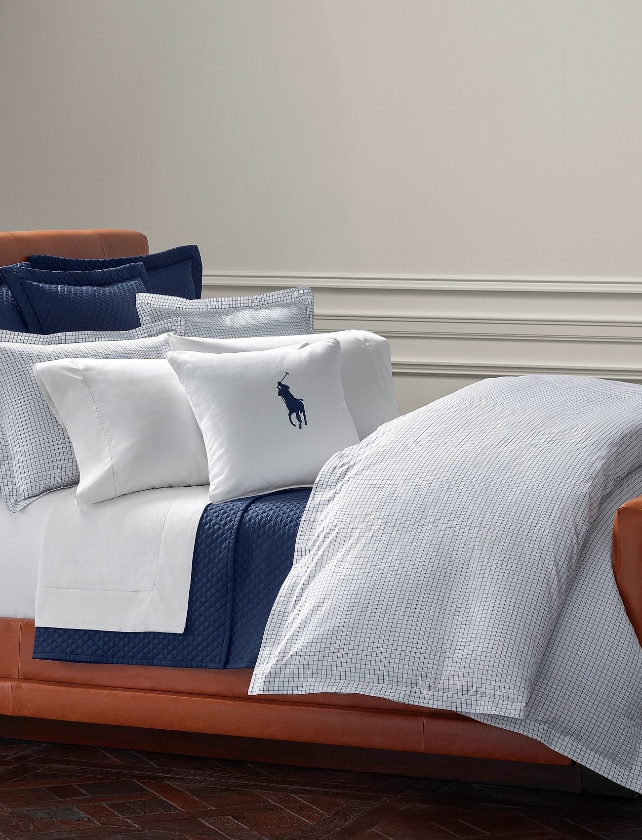 Ralph Lauren Home Tattersa Duvet Cover, 200X200 cm, Bedtextiles, Weiß - Covers, Homeware