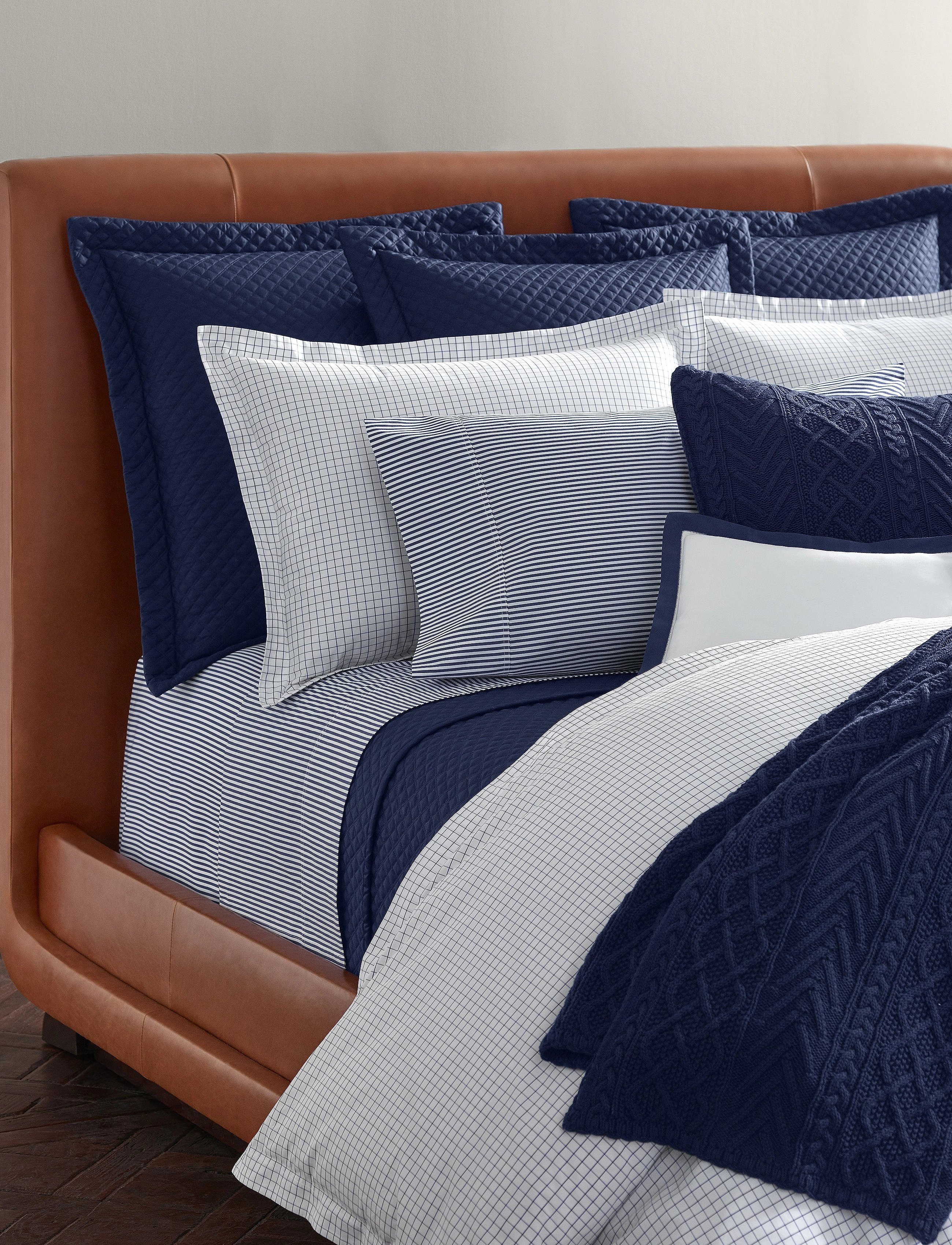 Ralph Lauren Home - TATTERSA Duvet cover - bettbezüge - navywhi - 2