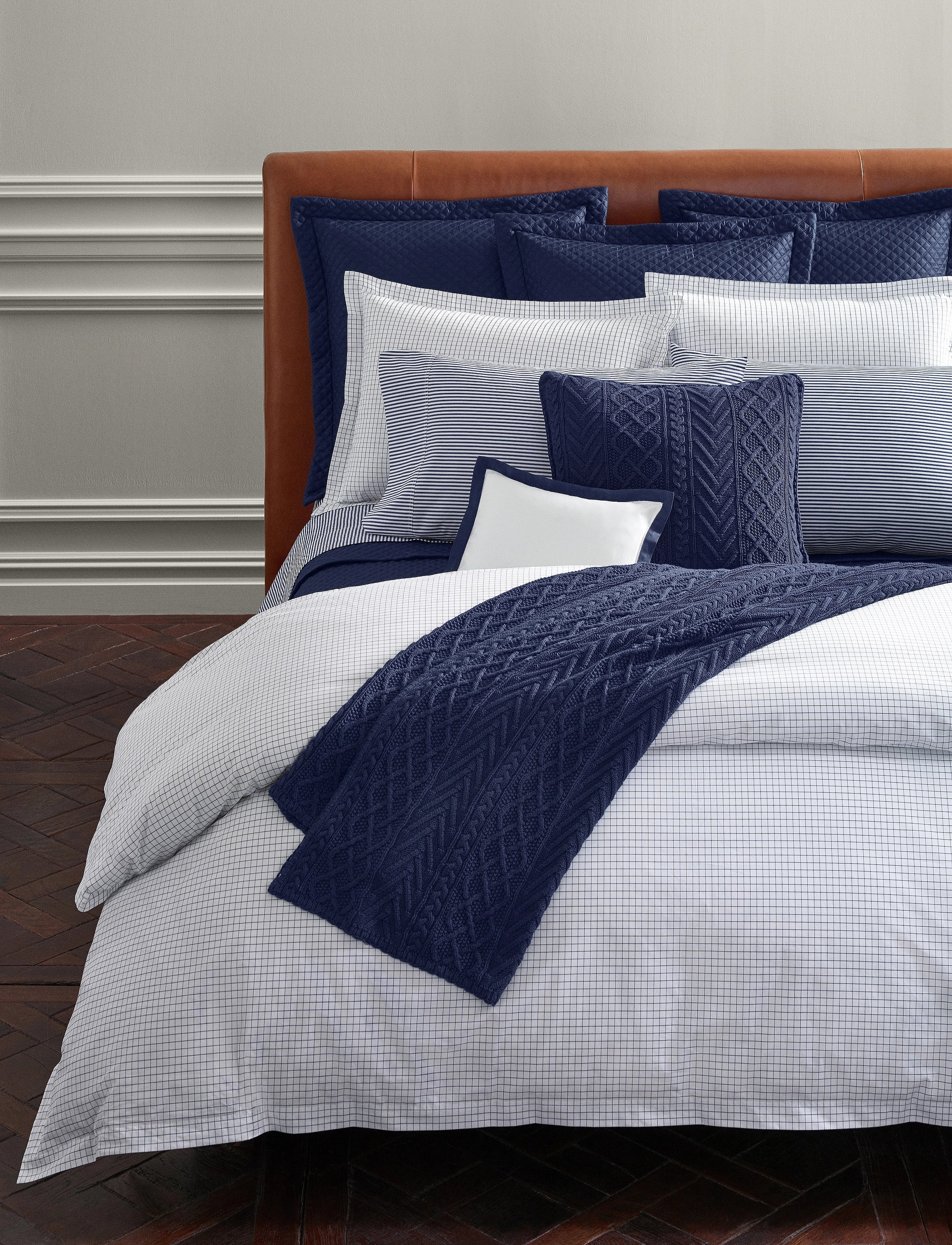 Ralph Lauren Home - TATTERSA Duvet cover - bettbezüge - navywhi - 3