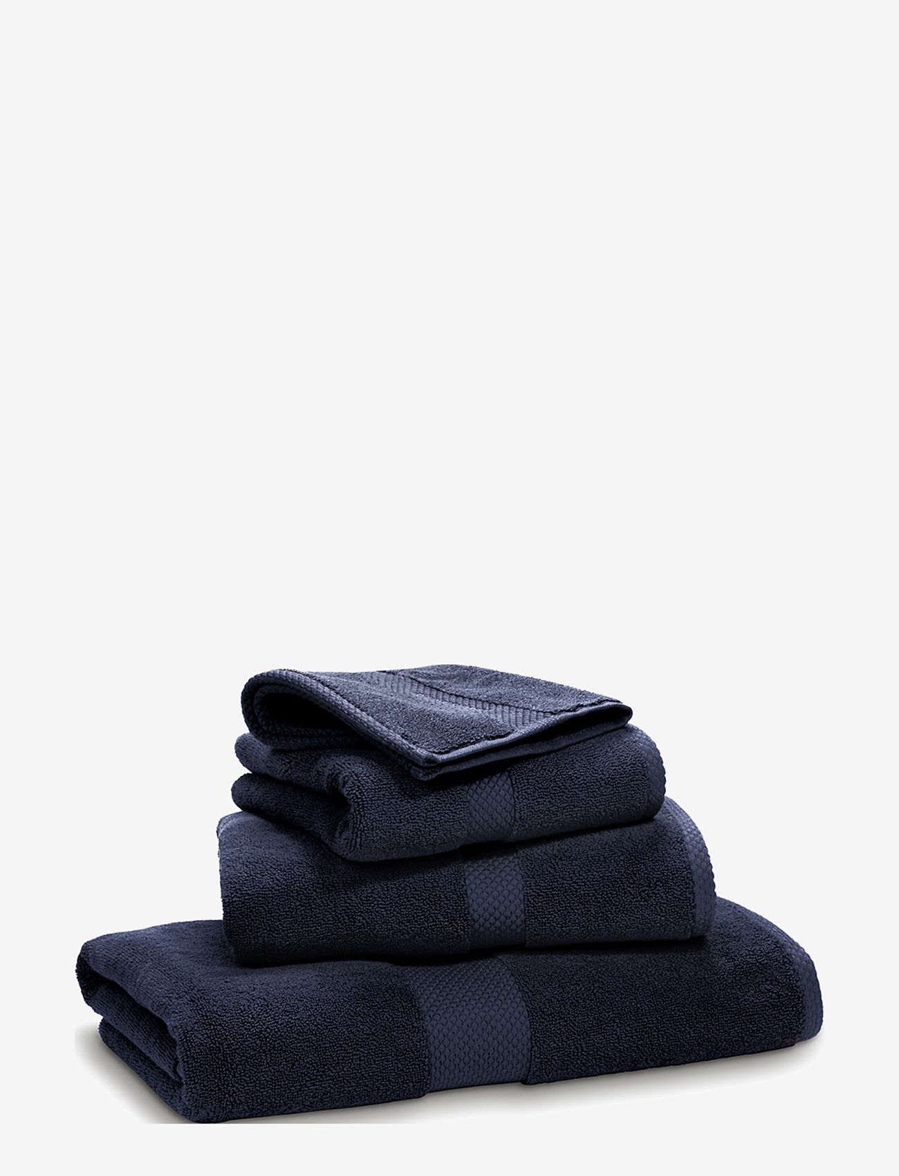 Ralph Lauren Home - AVENUE Guest towel - gästhanddukar - midnight - 1