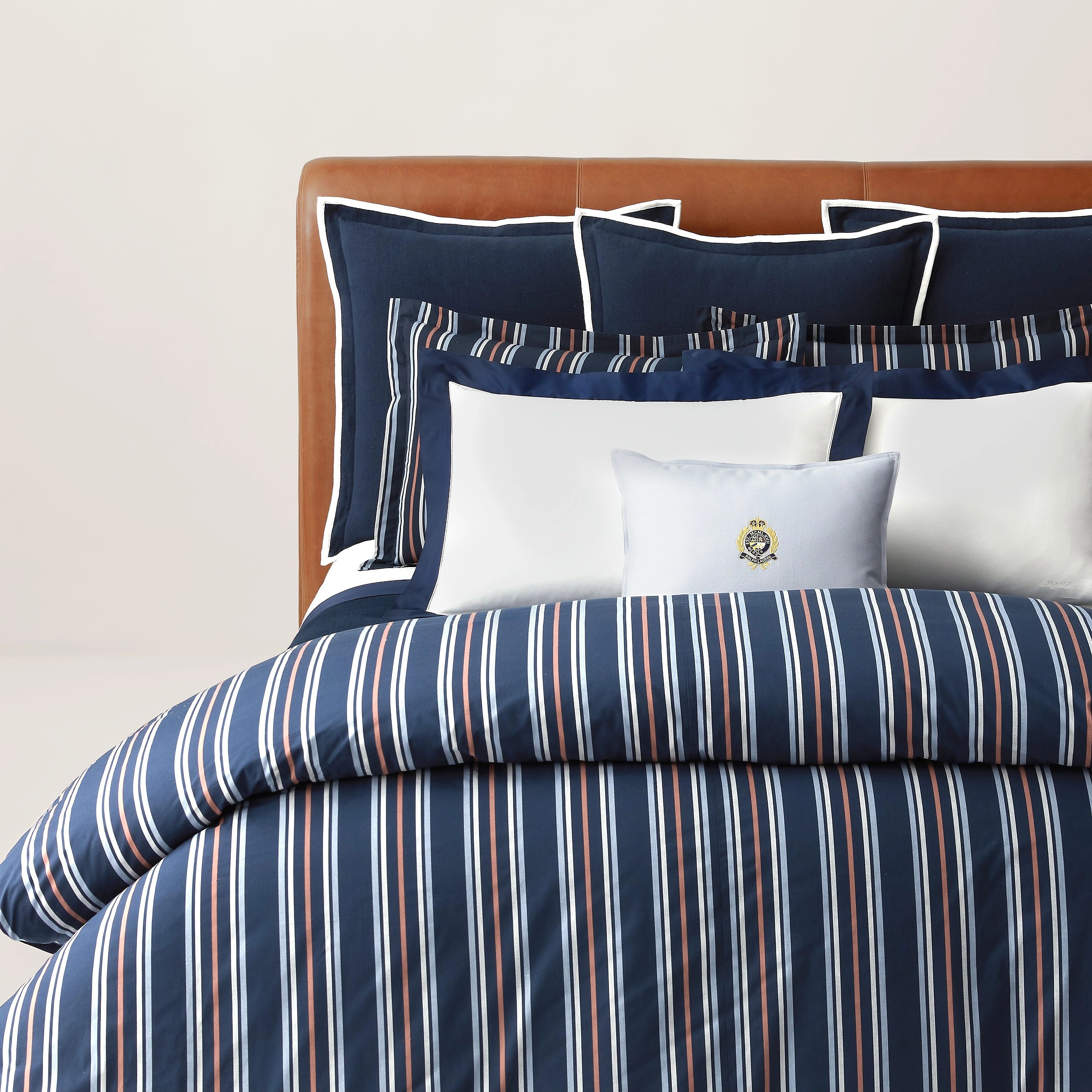 Ralph Lauren Home - BAYLEE Duvet cover - housses de couette - navyred - 2