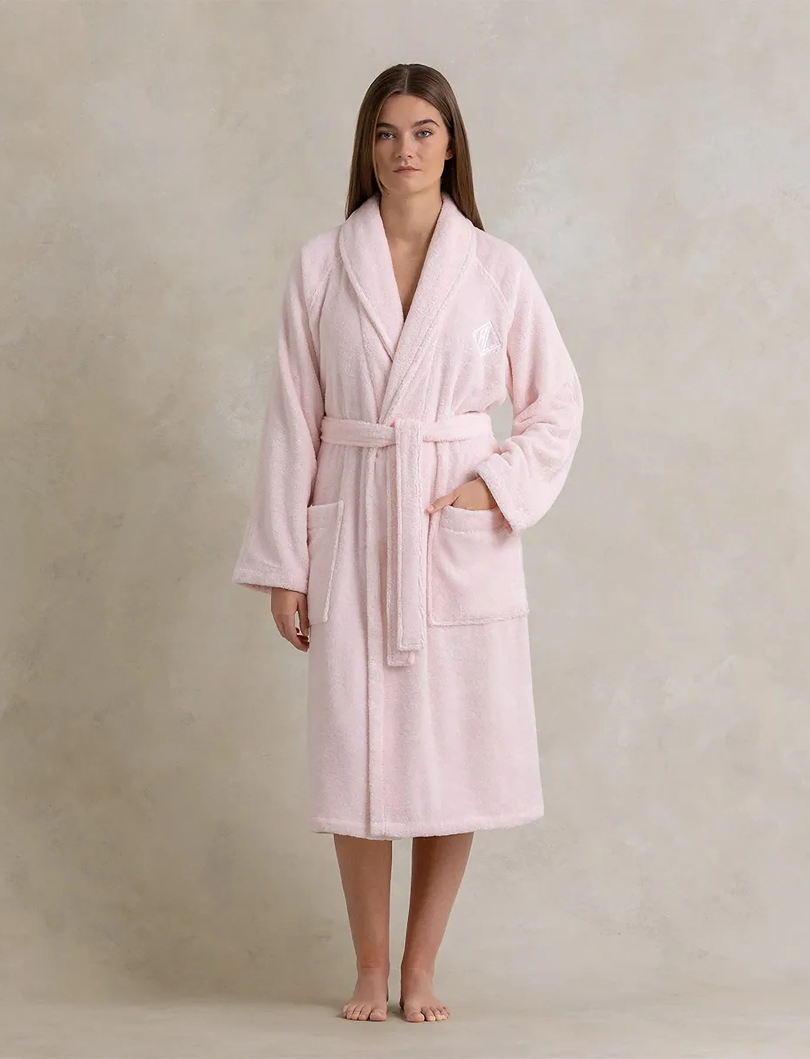 Ralph Lauren Home Langdon Bath Robe, XL, Night & Loungewear, Rosa - Robes, Frauen