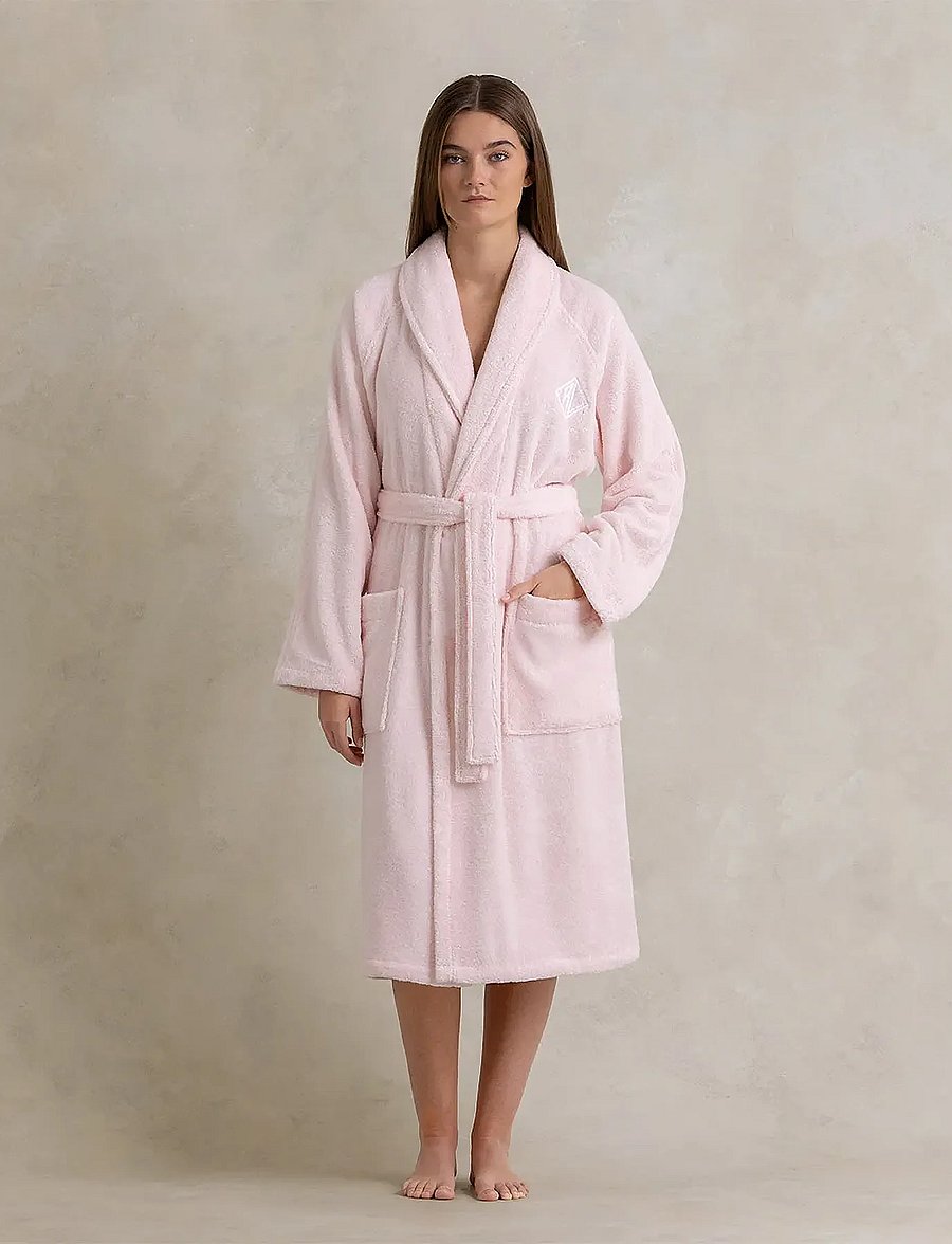 Ralph Lauren Home - LANGDON Bath robe - alltags-style - blush - 0