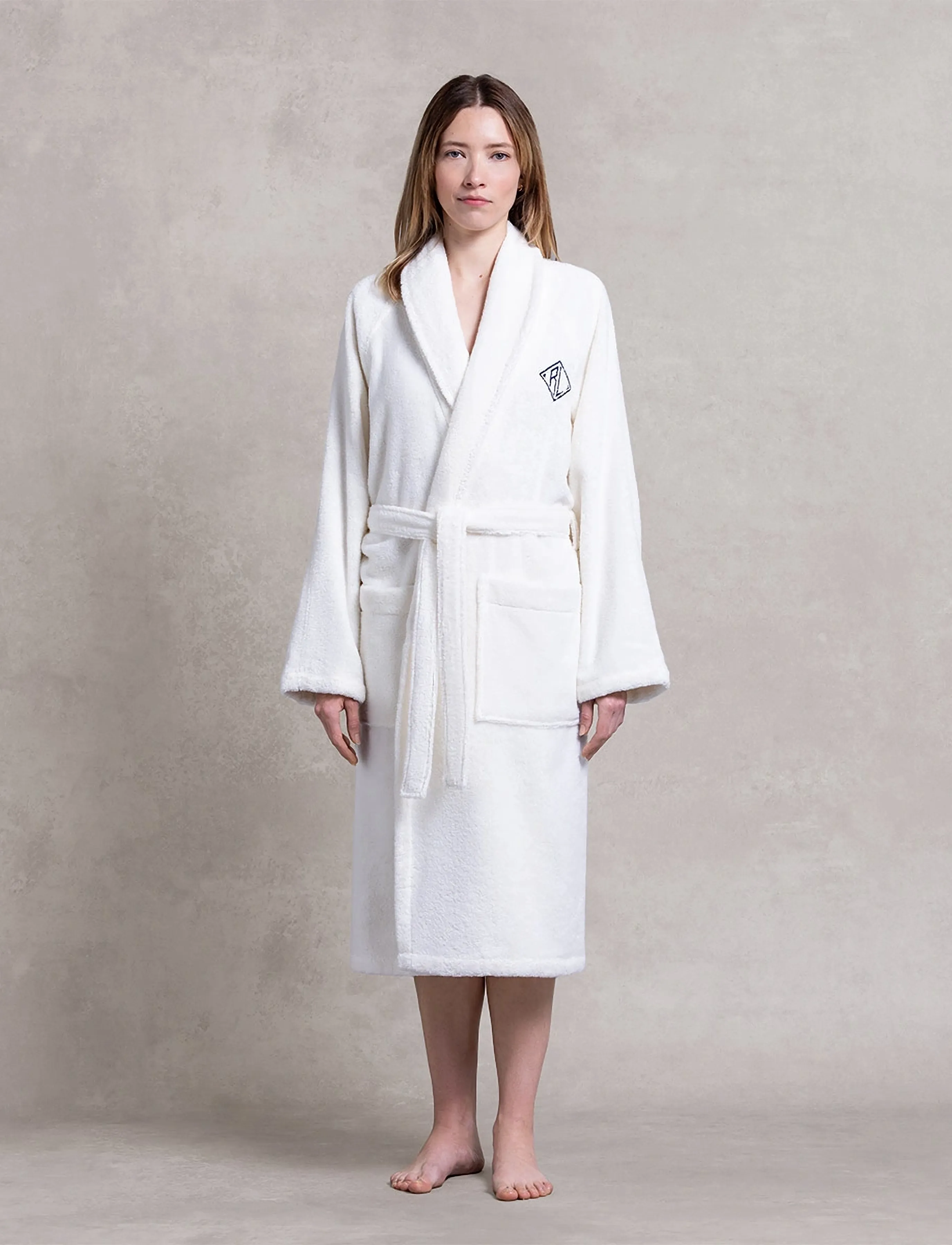 Ralph Lauren Home - LANGDON Bath robe - everyday style - white - 5
