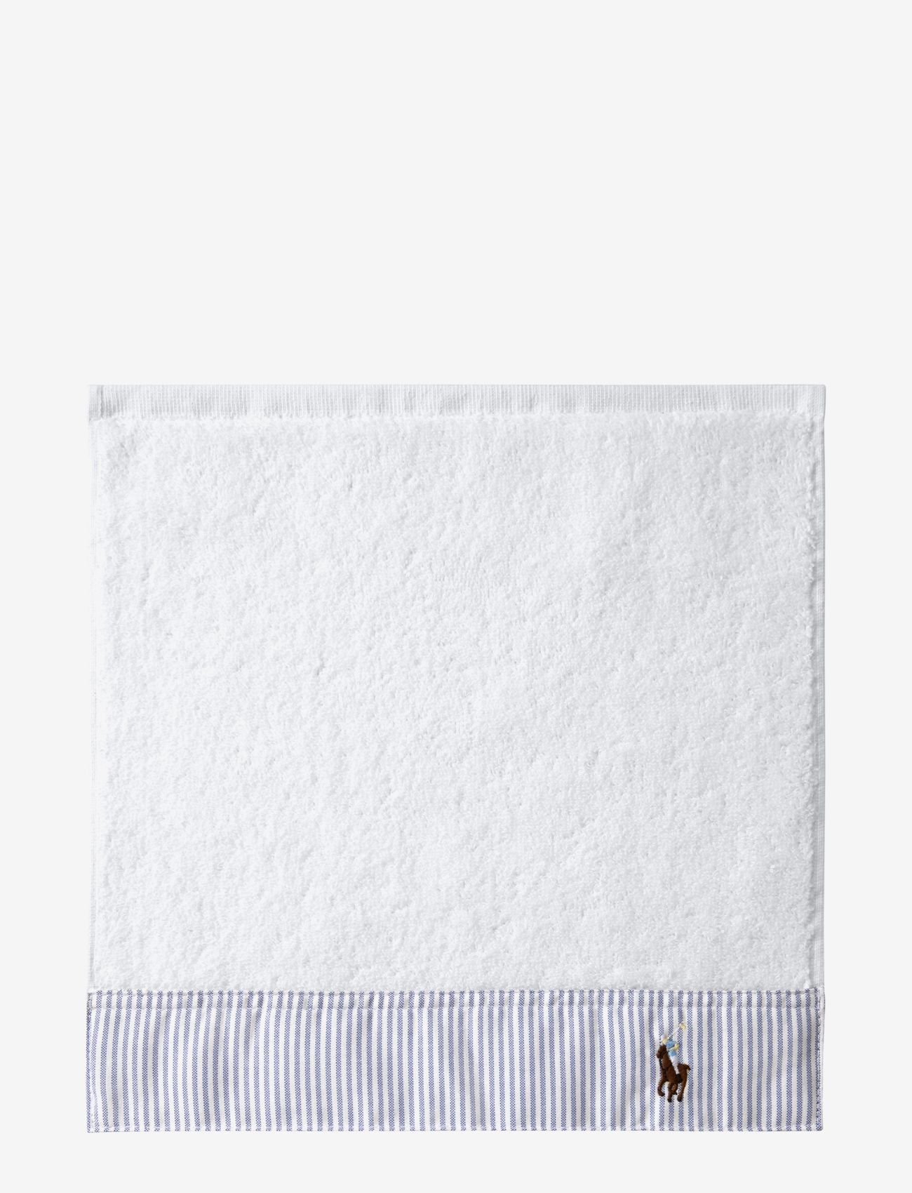 Ralph Lauren Home - OXFORD Wash towel - face towels - bleu - 0