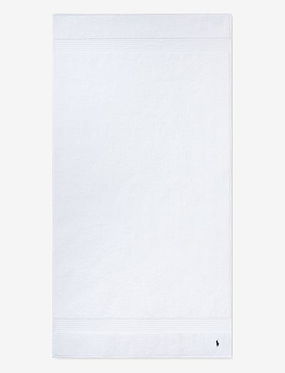 Ralph Lauren Home PLAYER Bath sheet - Handtücher - WHITE / white