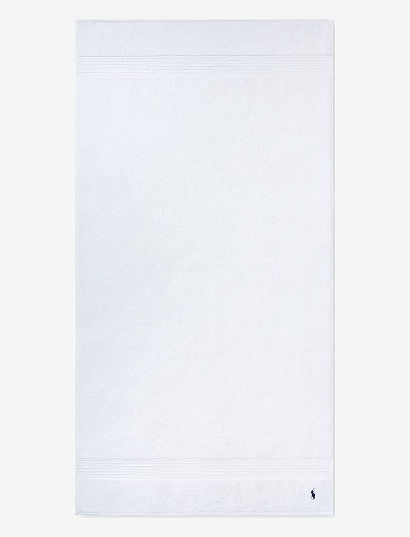 Ralph Lauren Home - PLAYER Bath towel - badehåndklæder - white - 0