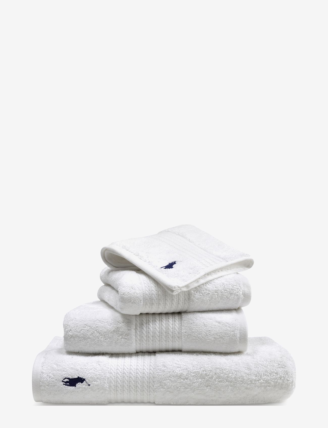 Ralph Lauren Home - PLAYER Bath towel - handtücher & badetücher - white - 0