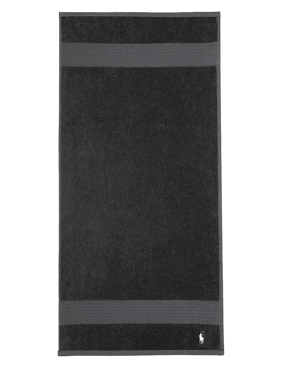 Ralph Lauren Home - POLO PLAYER Handtowel - käterätikud - charcoal - 1