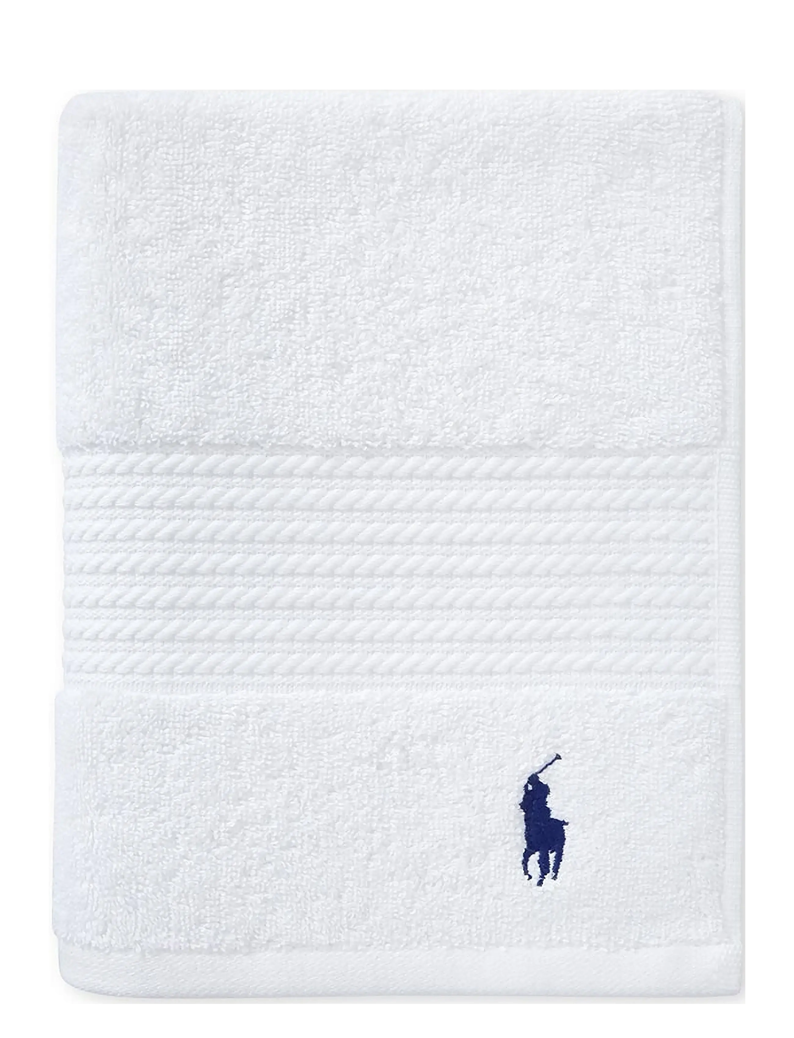 Ralph Lauren Home - POLO PLAYER Handtowel - handtücher & badetücher - white - 3
