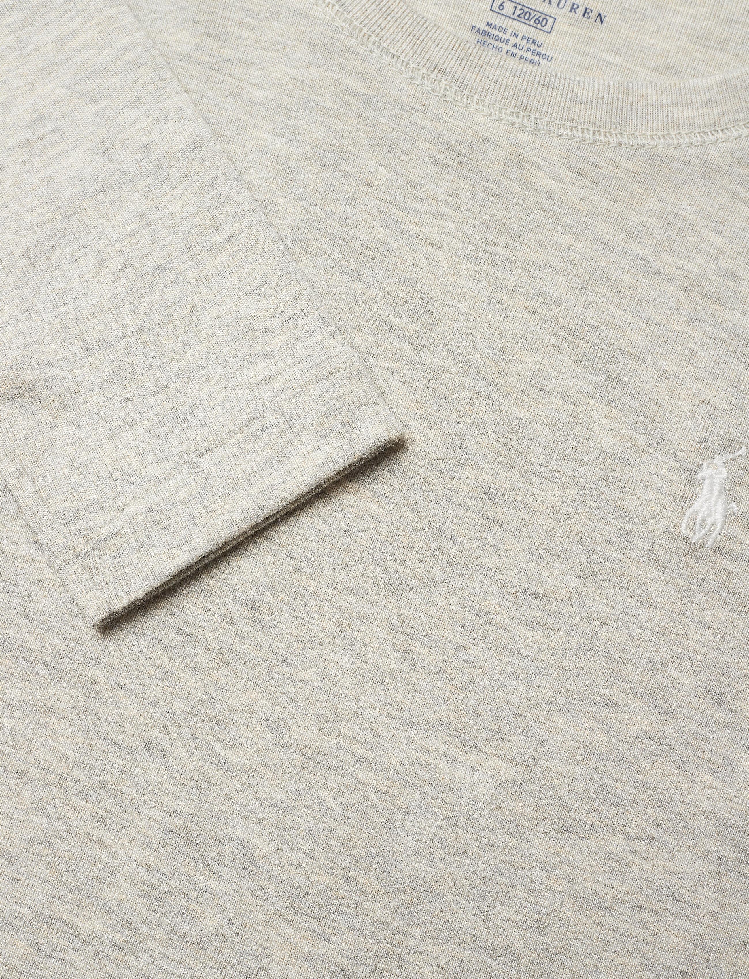 Ralph Lauren Kids - Cotton-Modal Long-Sleeve Tee - light sport heath - 2