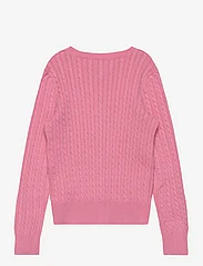 Ralph Lauren Kids - Mini-Cable Cotton Cardigan - koftor - florida pink w/ o - 1