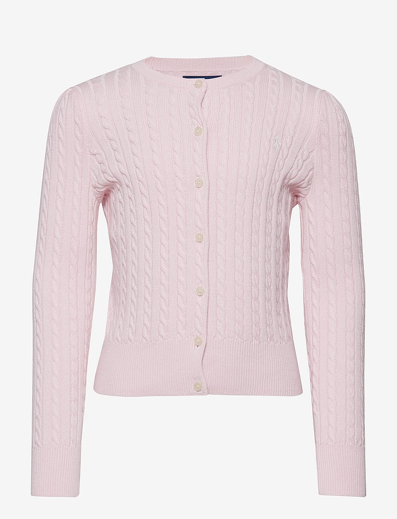 Ralph Lauren Kids - Mini-Cable Cotton Cardigan - cardigans - hint of pink - 0