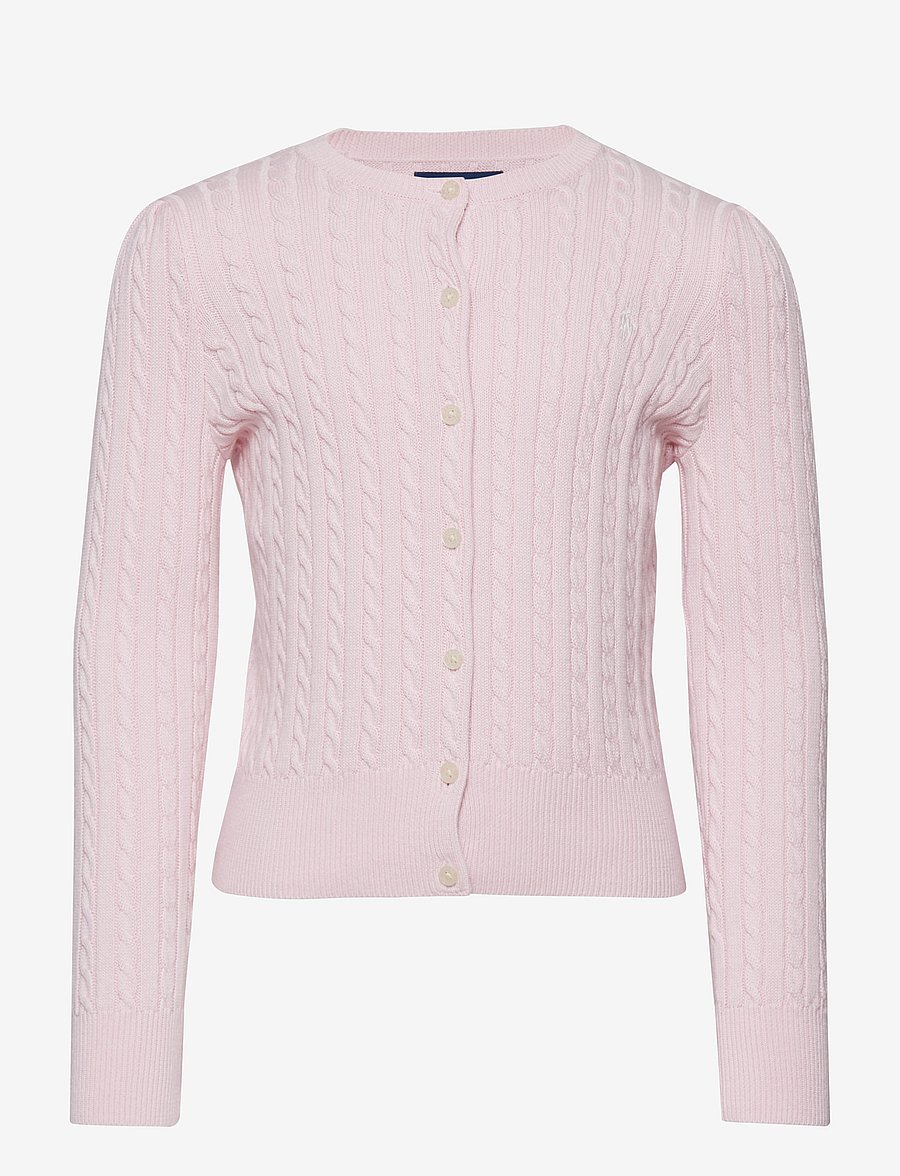 Ralph Lauren Kids - COTTON-TP-SWT - cardigans - hint of pink - 0