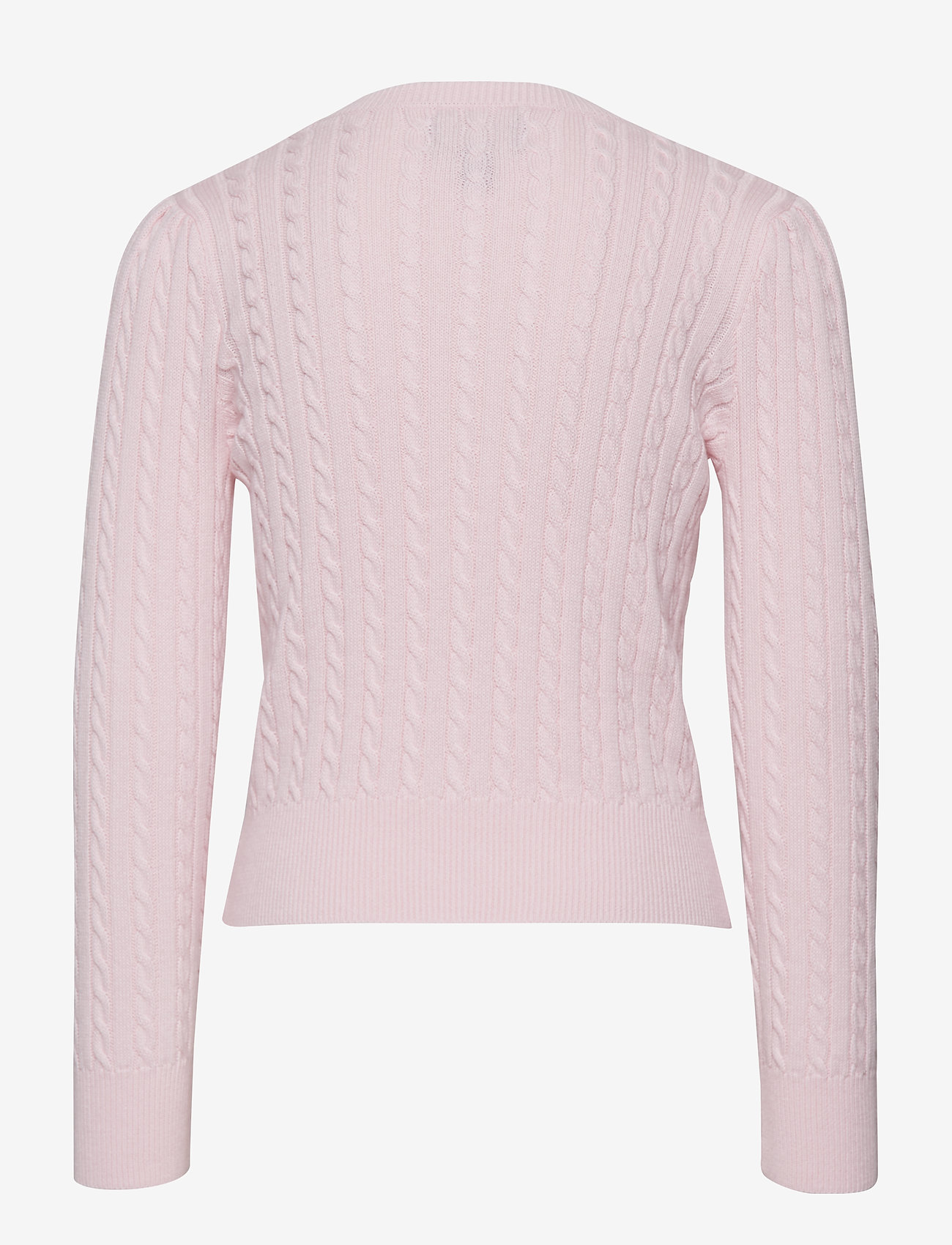 Ralph Lauren Kids - Mini-Cable Cotton Cardigan - cardigans - hint of pink - 1