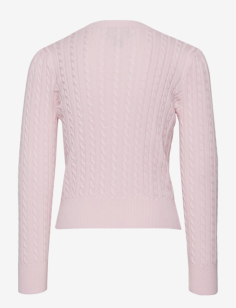 Ralph Lauren Kids - Mini-Cable Cotton Cardigan - cardigans - hint of pink - 1