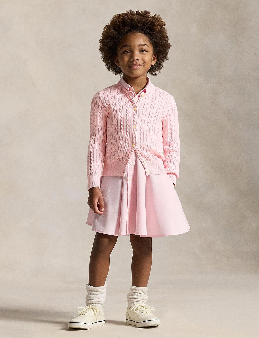 Ralph Lauren Kids - COTTON-TP-SWT - cardigans - hint of pink - 5
