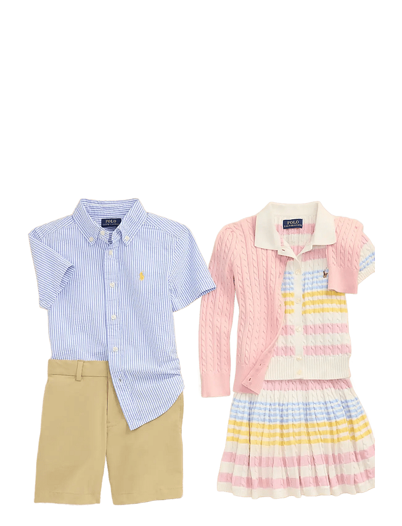 Ralph Lauren Kids - COTTON-TP-SWT - cardigans - hint of pink - 2