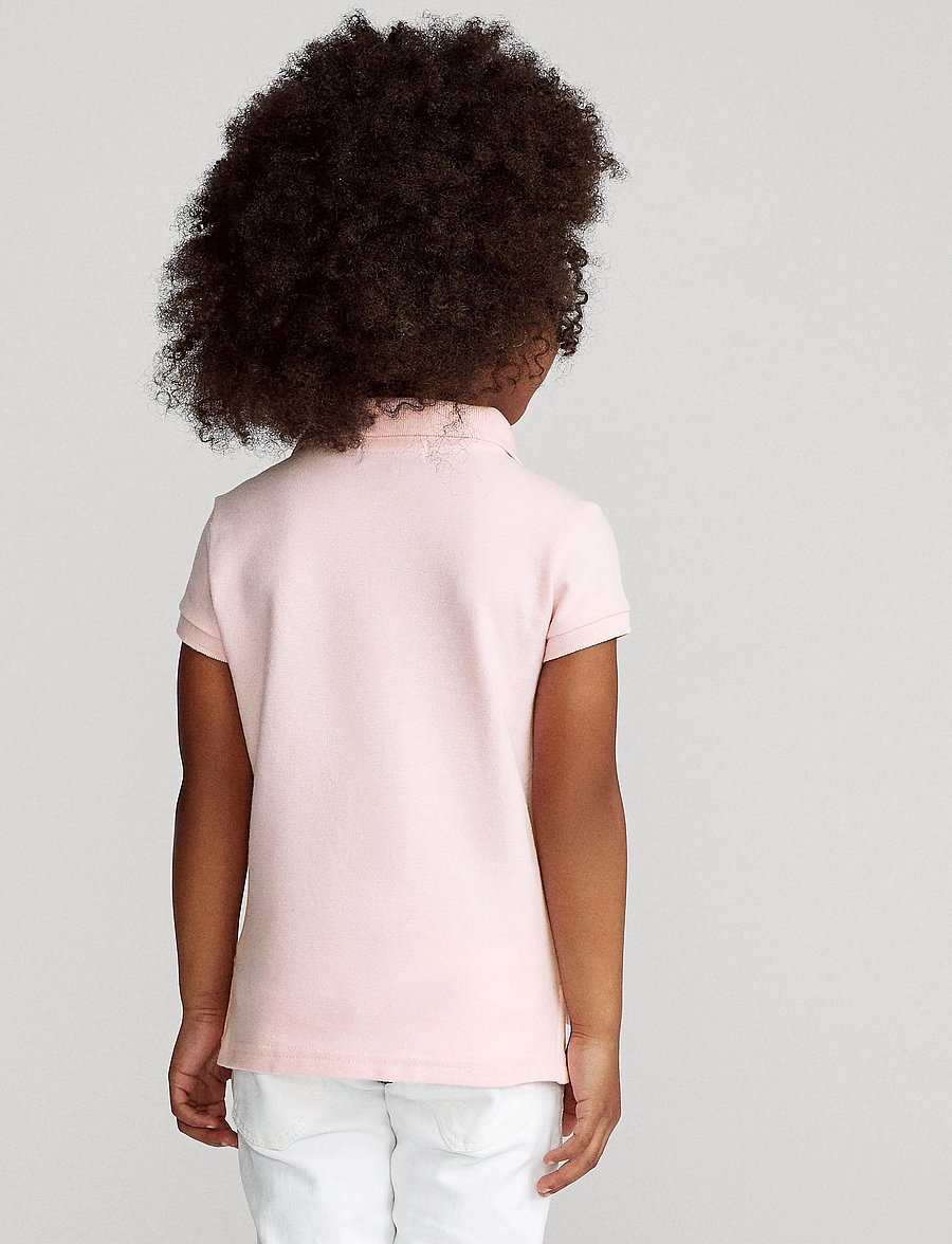 Ralph Lauren Kids - MESH-SS POLO SHIRT - kurzärmelig - hint of pink - 3