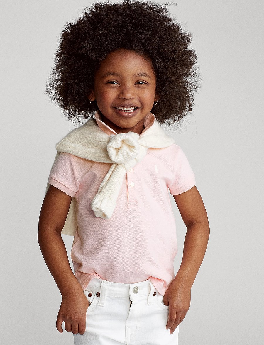 Ralph Lauren Kids - MESH-SS POLO SHIRT - kurzärmelig - hint of pink - 5