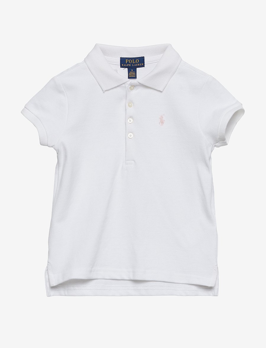 Ralph Lauren Kids - MESH-SS POLO SHIRT - kurzärmelig - white - 1