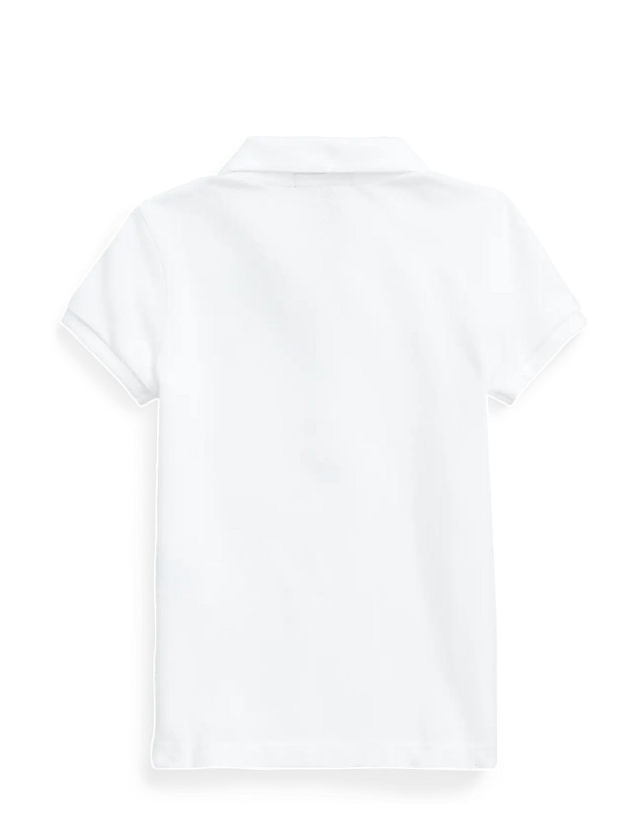 Ralph Lauren Kids - Stretch Cotton Mesh Polo Shirt - kurzärmelig - white - 2