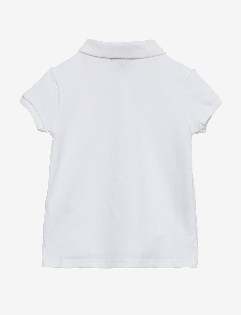 Ralph Lauren Kids - Stretch Mesh Polo Shirt - kortärmade pikéer - white - 2