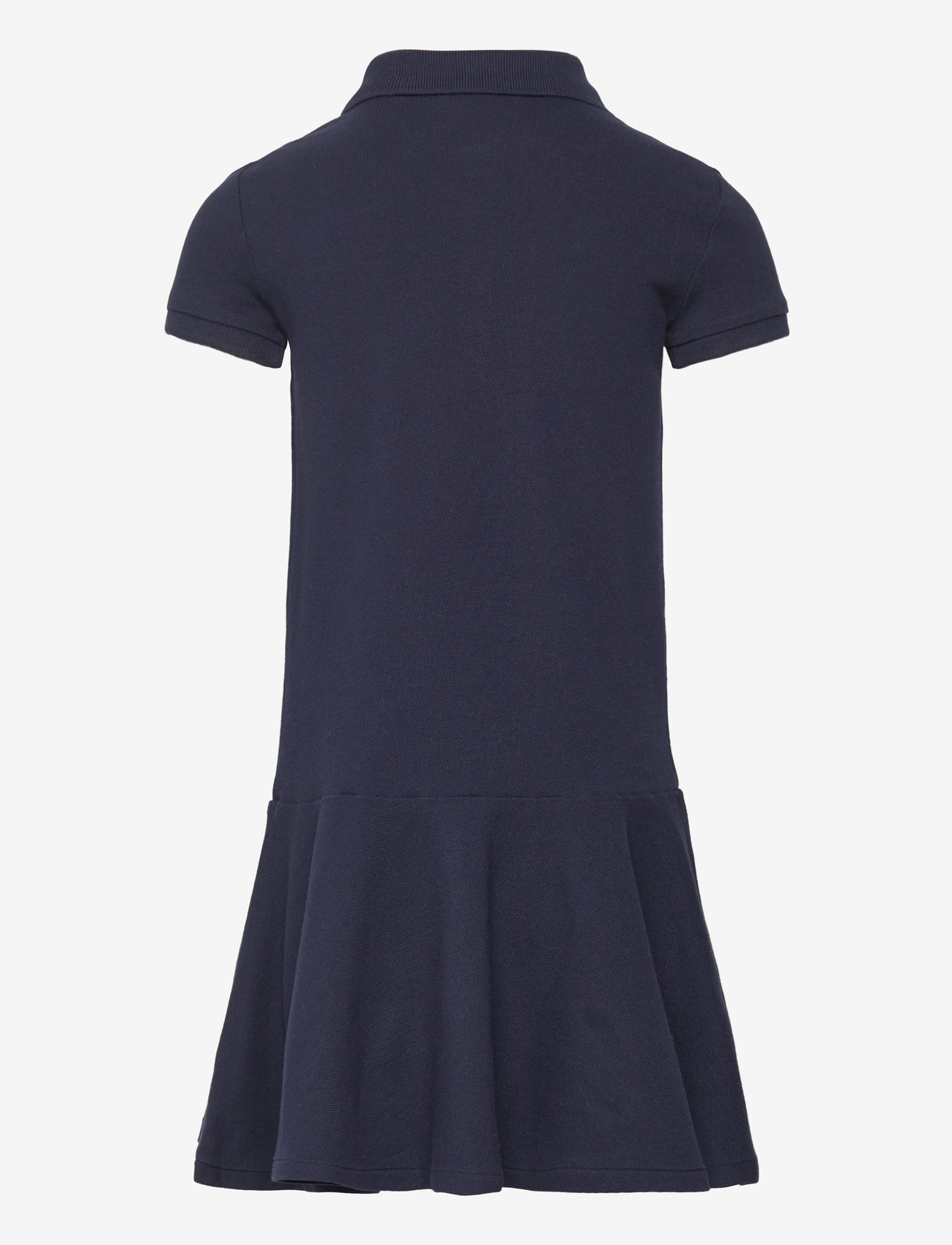 Ralph Lauren Kids - Stretch Mesh Polo Dress - kortärmade vardagsklänningar - refined navy - 2